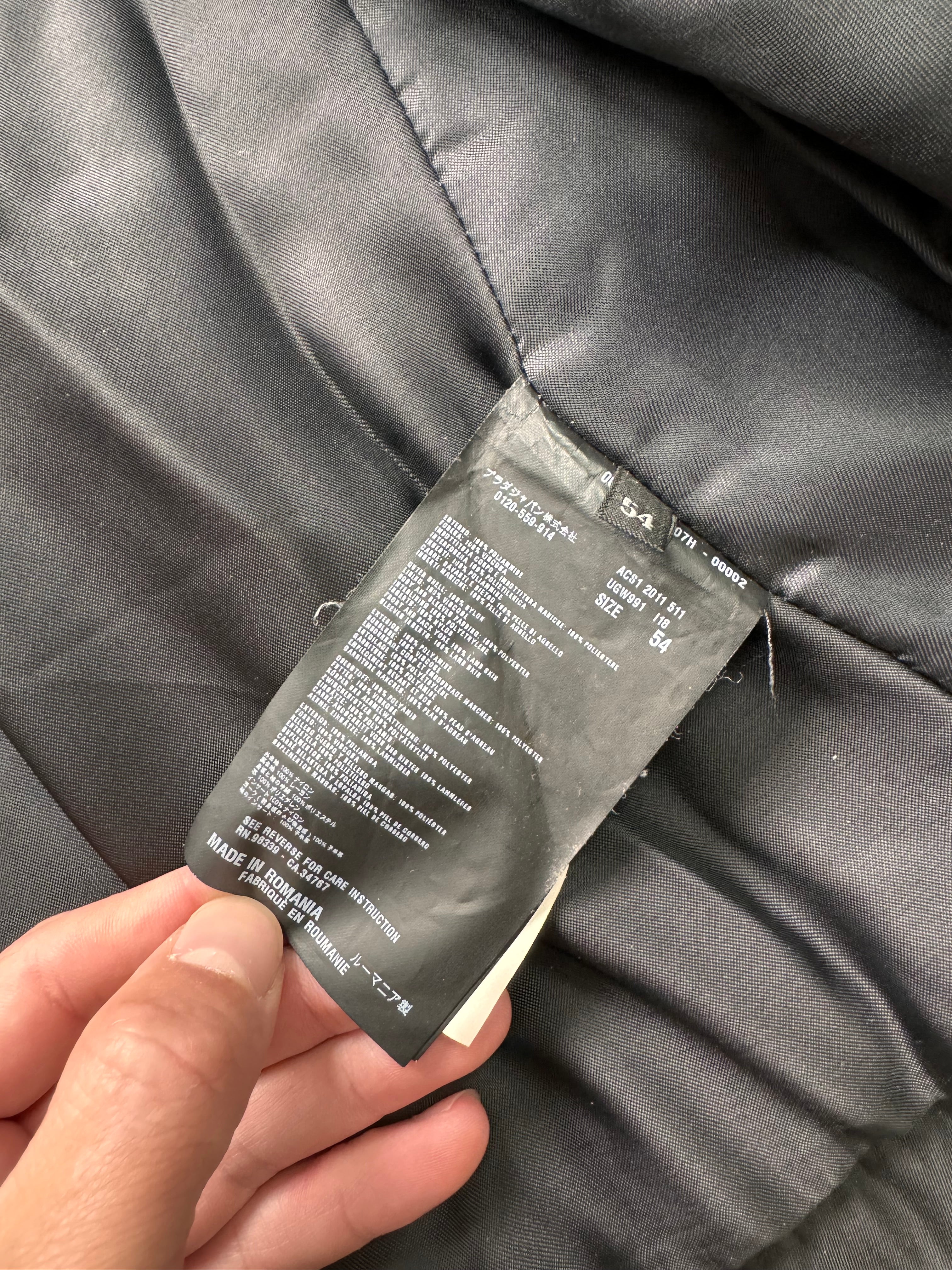 AW2011 Prada Hybrid Leather Jacket