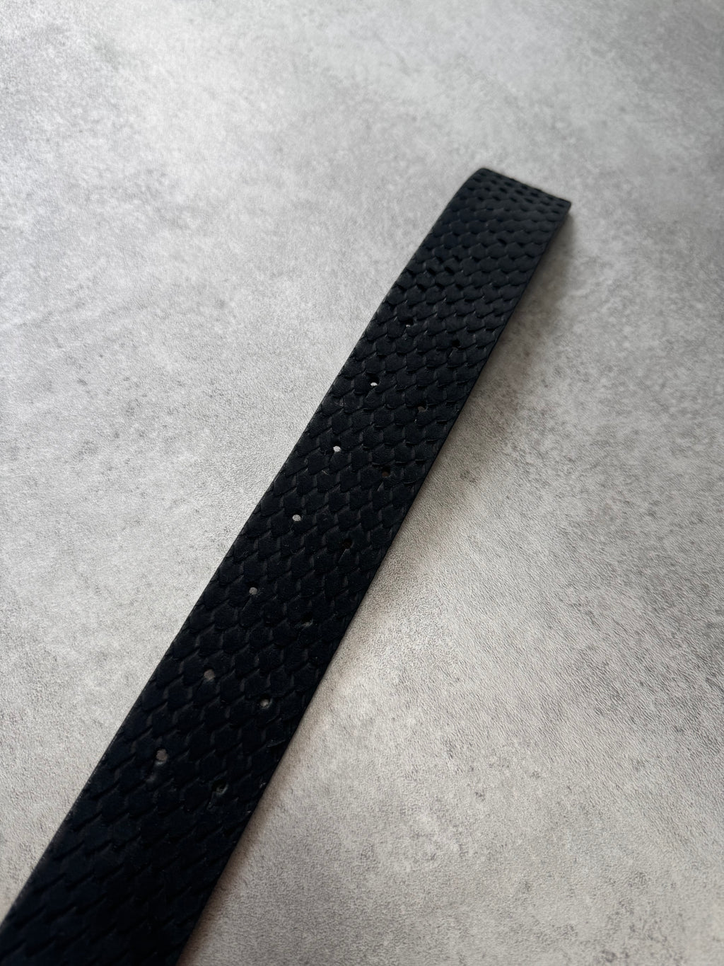 Roberto Cavalli Golden Snake Buckle Dark Navy Leather Belt