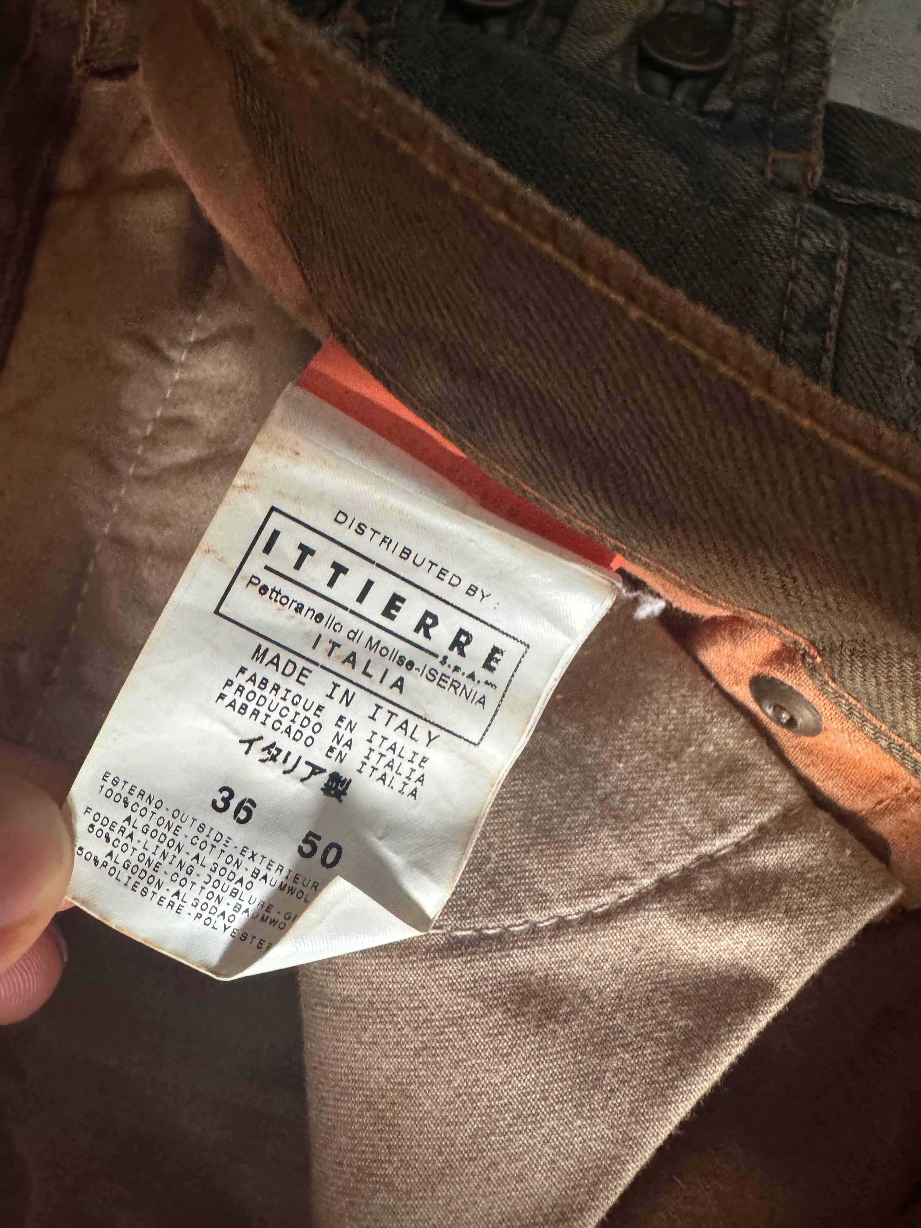 SS2005 Cavalli Faded Blue Hysteric Acid Distressed Straight Jeans  (L) - 8