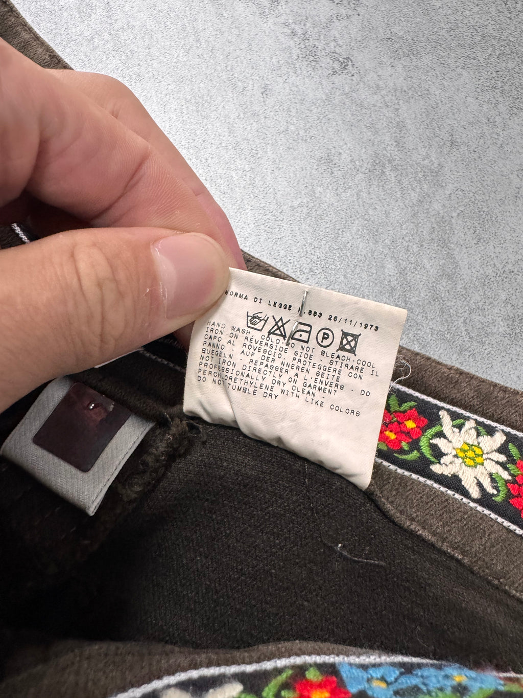 2000s Dolce & Gabbana Cargo Long Zips Brown Pants