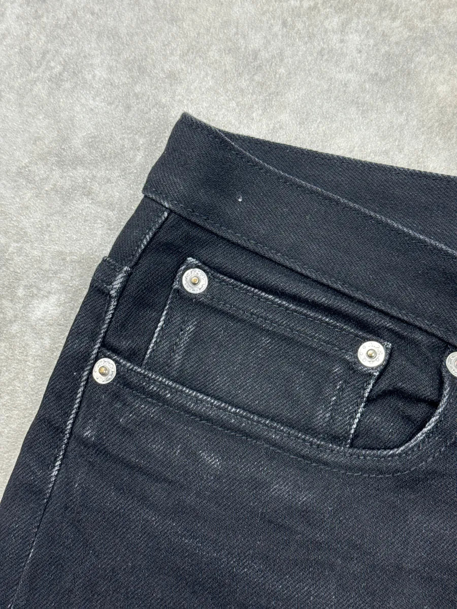 A.P.C. Black Faded Straight Leg Denim Jeans BGGROZzl 8