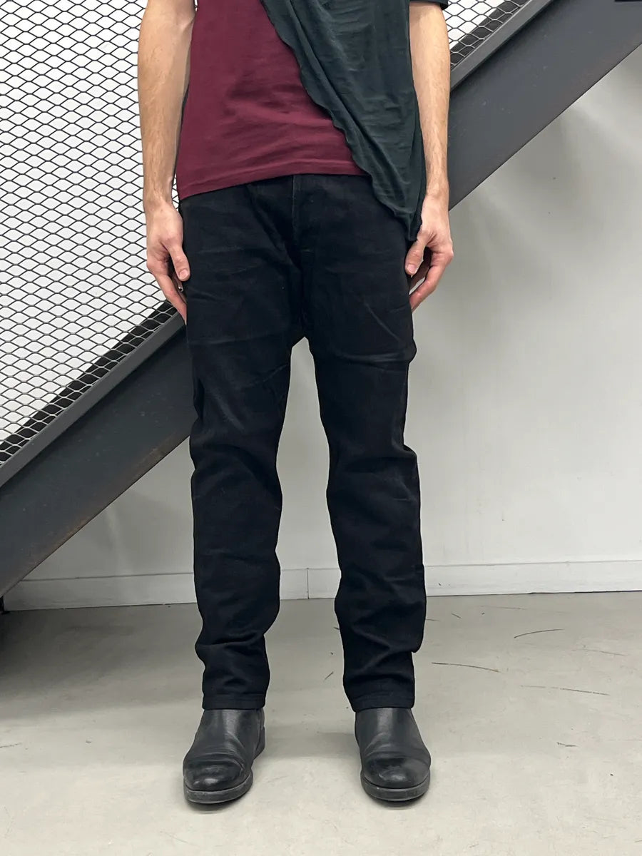 A.P.C. Black Faded Straight Leg Denim Jeans BGGROZzl 0
