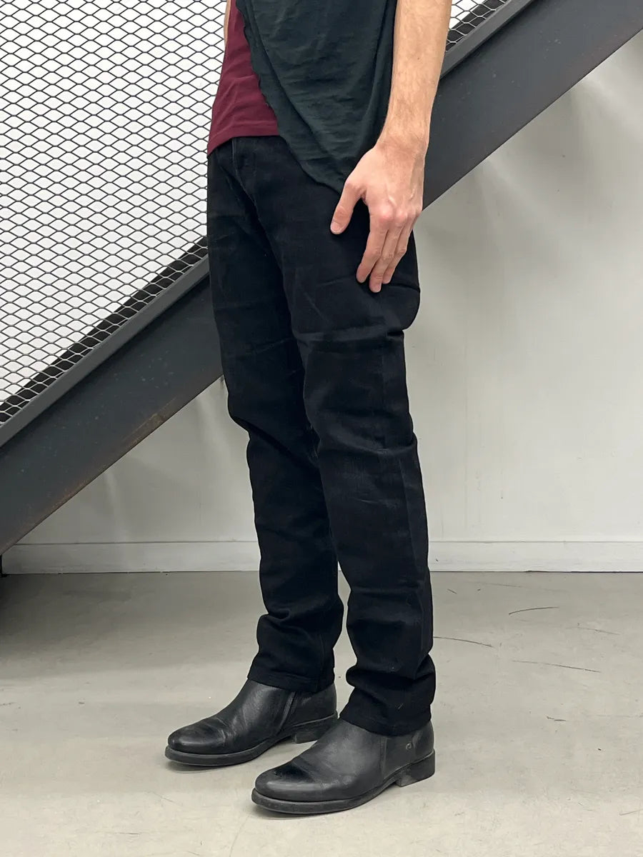 A.P.C. Black Faded Straight Leg Denim Jeans BGGROZzl 2