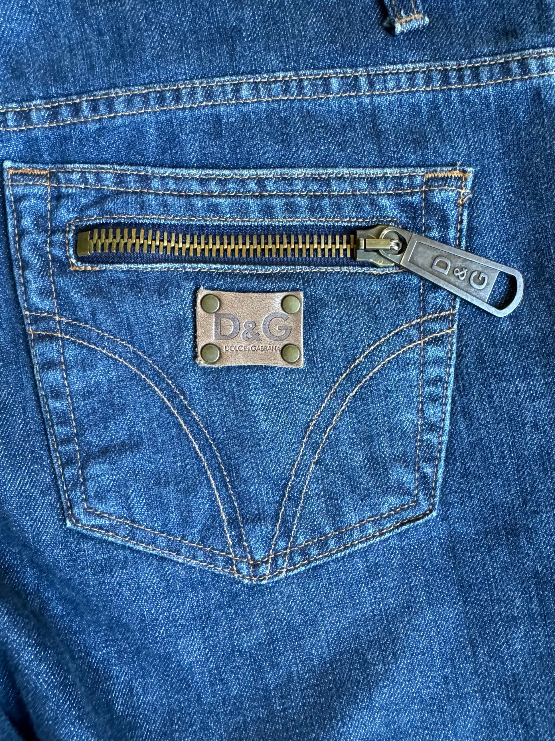 AW2004 Dolce & Gabbana Brut Denim Jeans  (XL) - 10