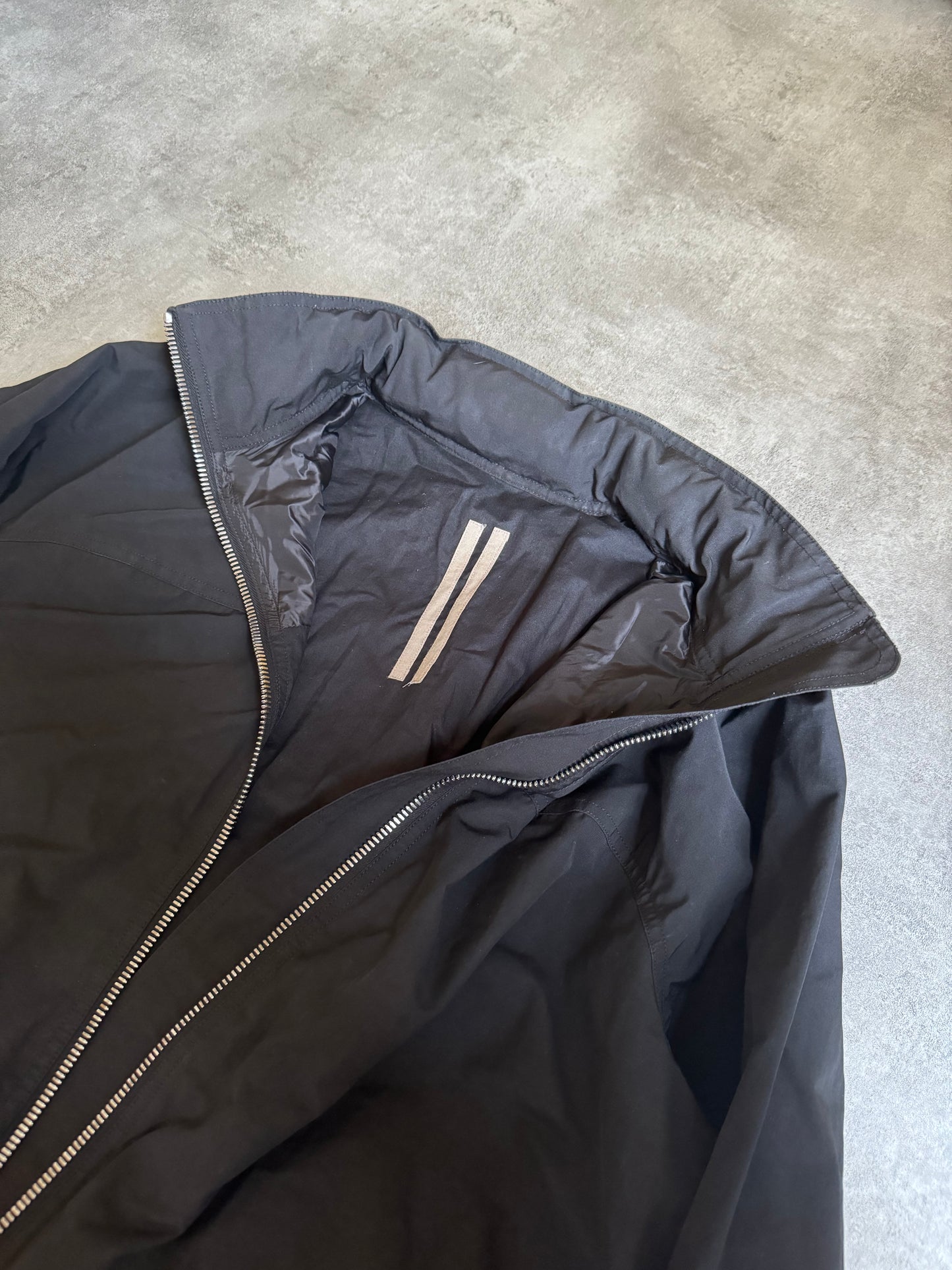 SS2018 Rick Owens Black DRKSHDW Hooded Light Cozy Tech Jacket  (L) - 9