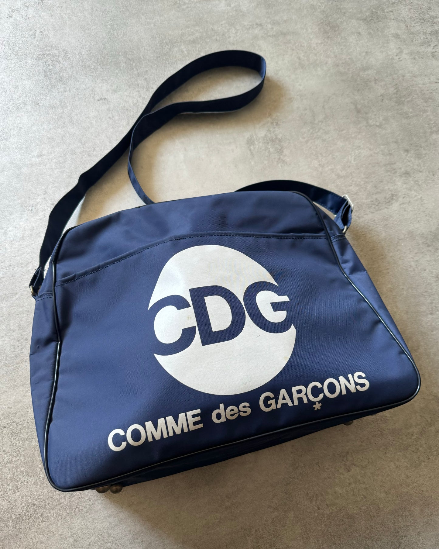 AW2018 Comme des Garçons Blue Logo Bag (OS) - 4