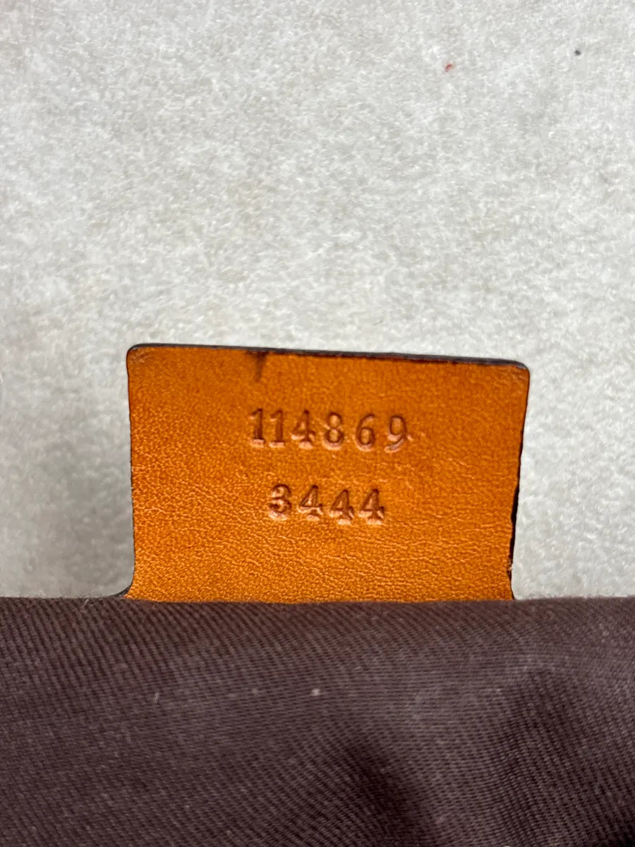 Gucci Beige Canvas Stripe GG Logo Shoulder Bag BbmLaWhl 17