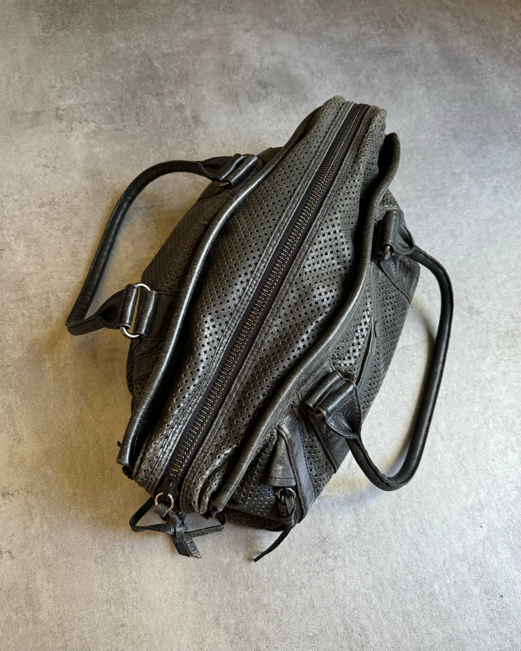 Issey Miyake Olive Archive Citizen Leather Bag  (OS) - 6