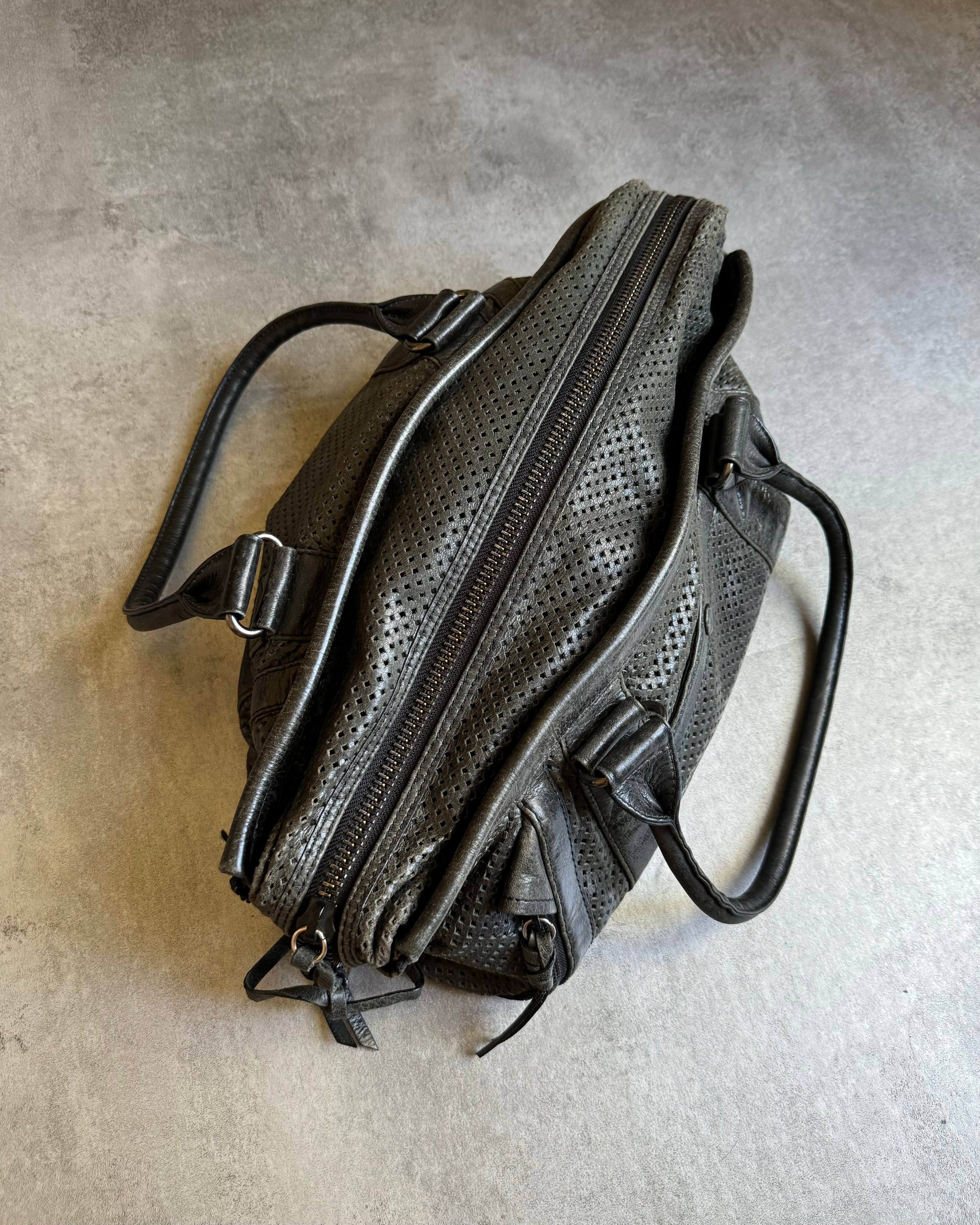 Issey Miyake Olive Archive Citizen Leather Bag  (OS) - 6