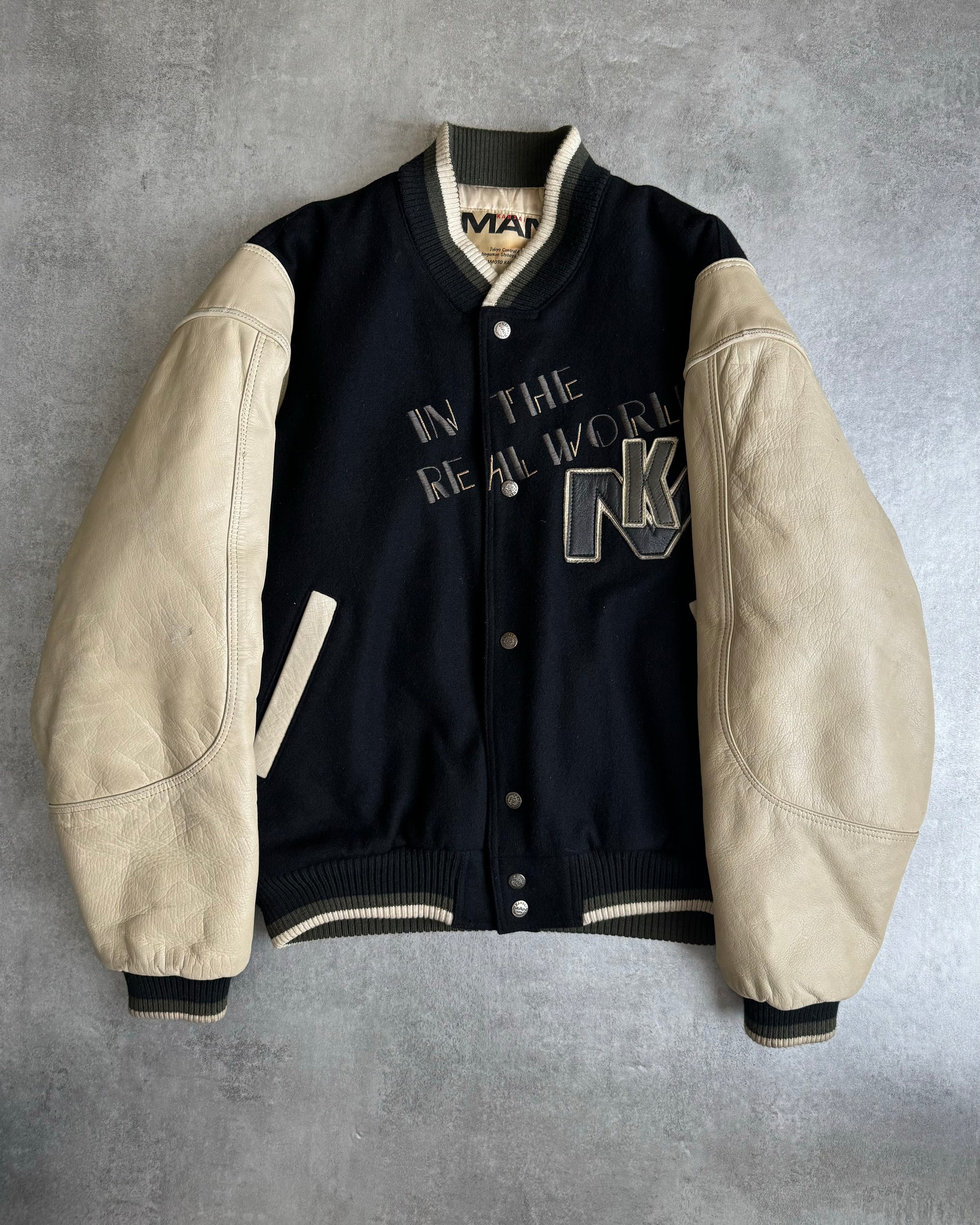 1990s Kansai Yamamoto Man Performance Varsity Jacket (L) - 2