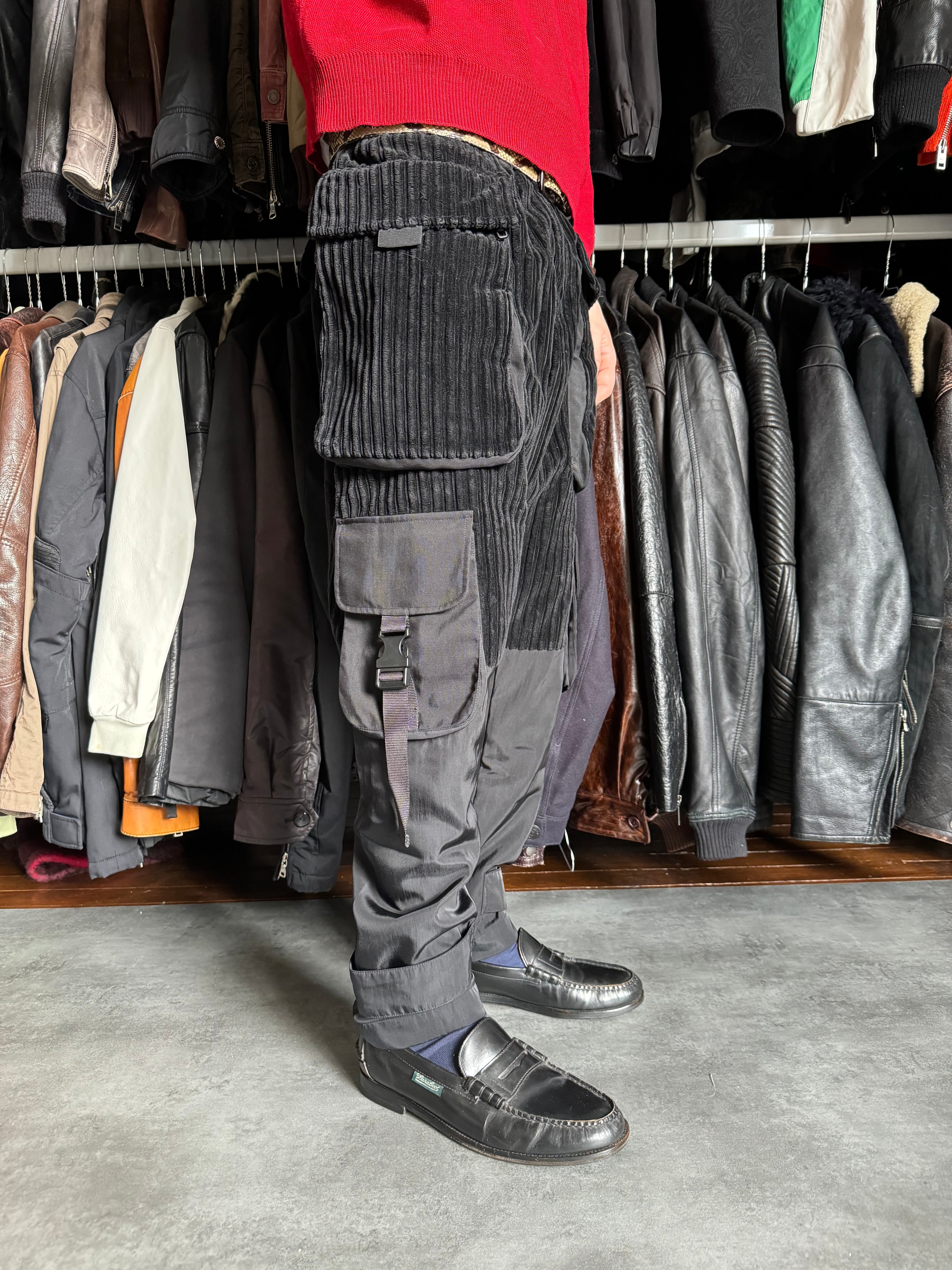 AW2022 Dolce & Gabbana Hybride Smooth Cargo Pure Pants (M) - 5