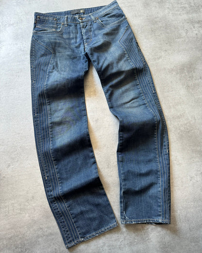 AW2010 Cavalli Structural Denim Jeans (M) - 3