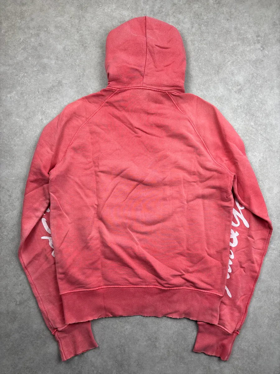 SS2005 Dsquared2 Coral Pink Hawaiian Surfer Girl Graphic Hoodie BzXWLnYZ 3