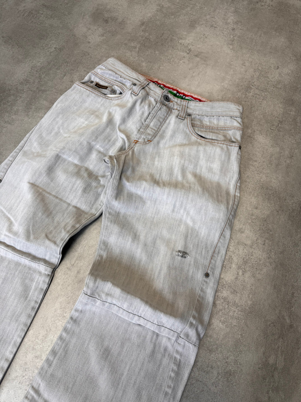 SS2004 Dolce & Gabbana Double Back Pockets Jeans