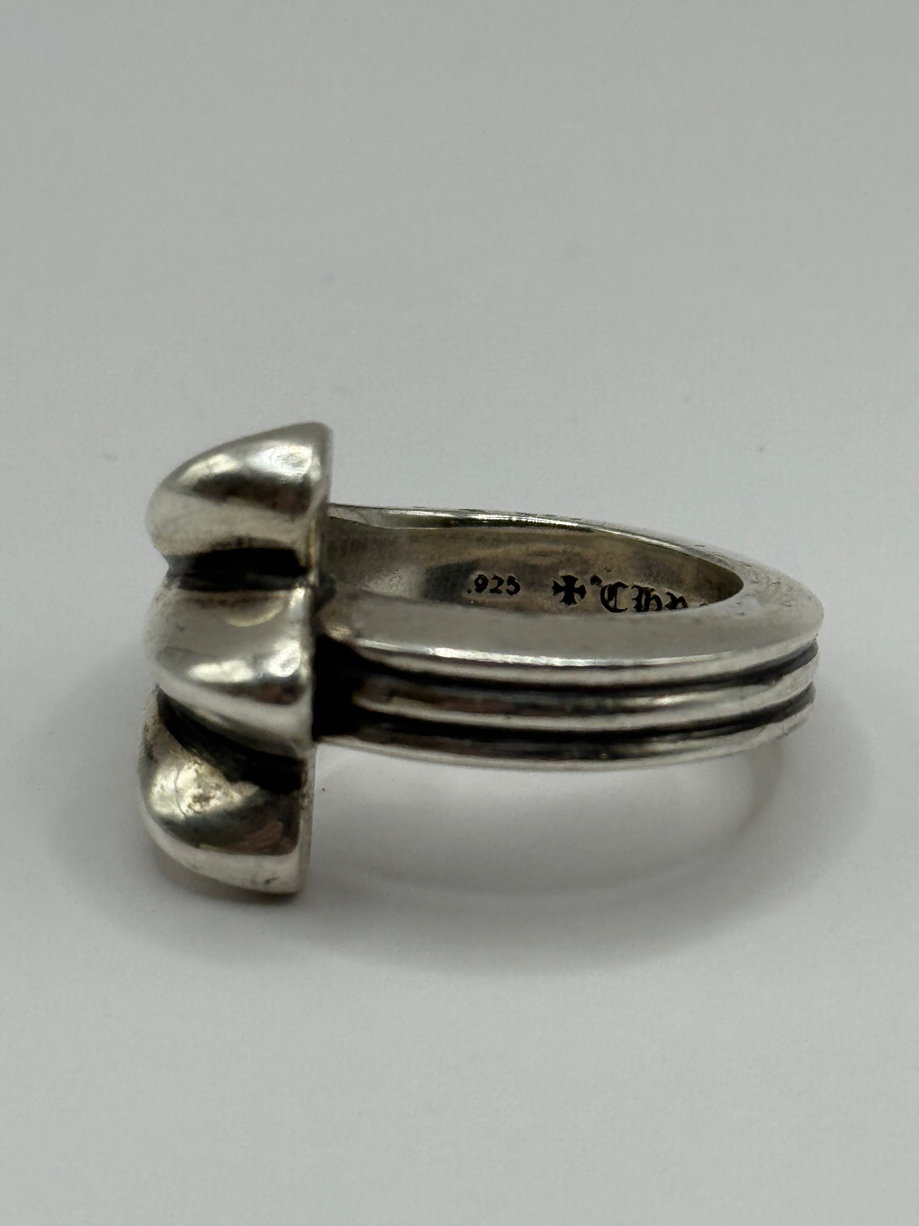 Chrome Hearts Half 720 Silver 925 Ring – Dolce Vita Hub