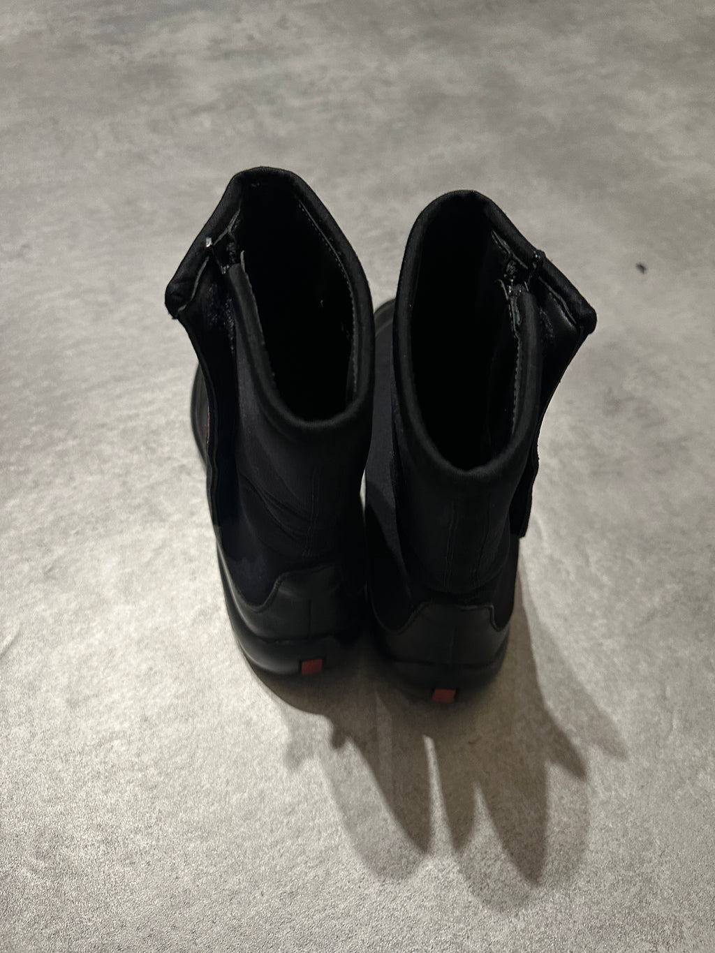 2000s Prada Luna Rossa Sport Black Boots