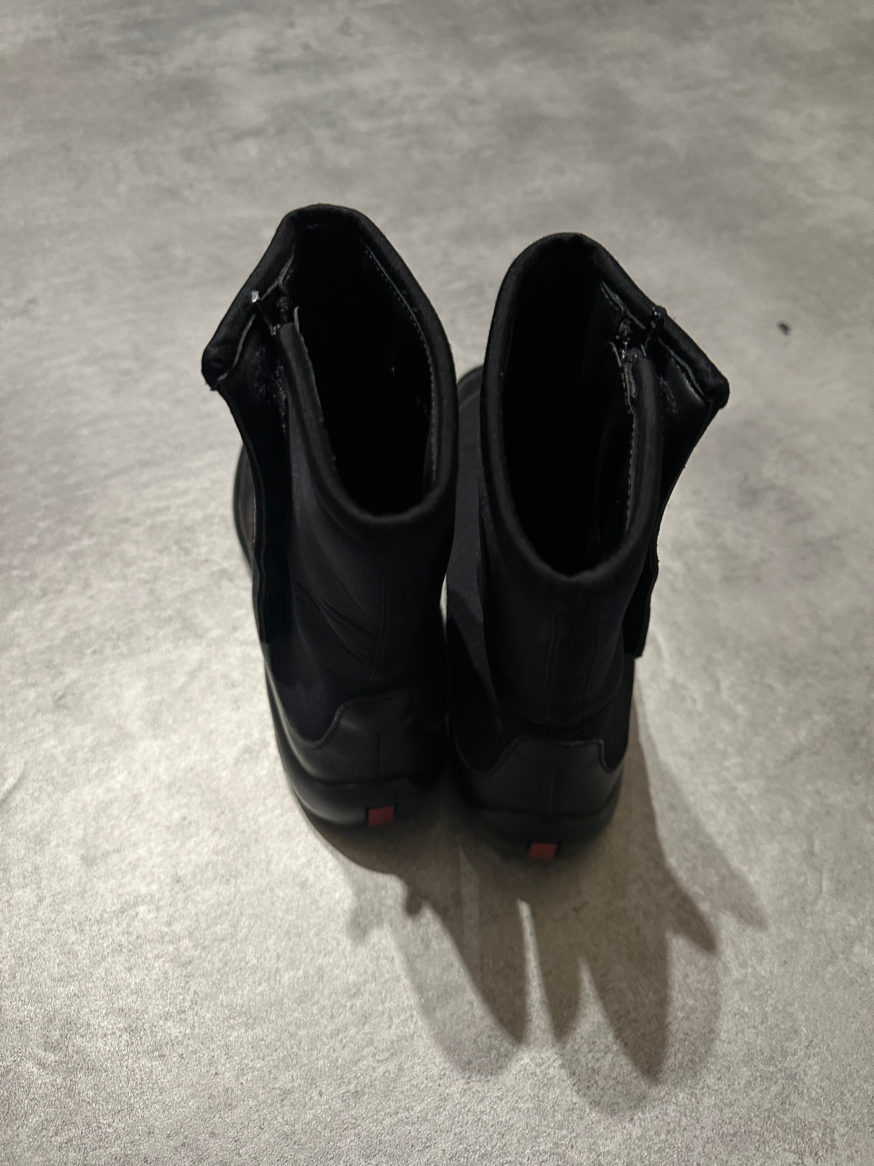 2000s Prada Luna Rossa Sport Black Boots