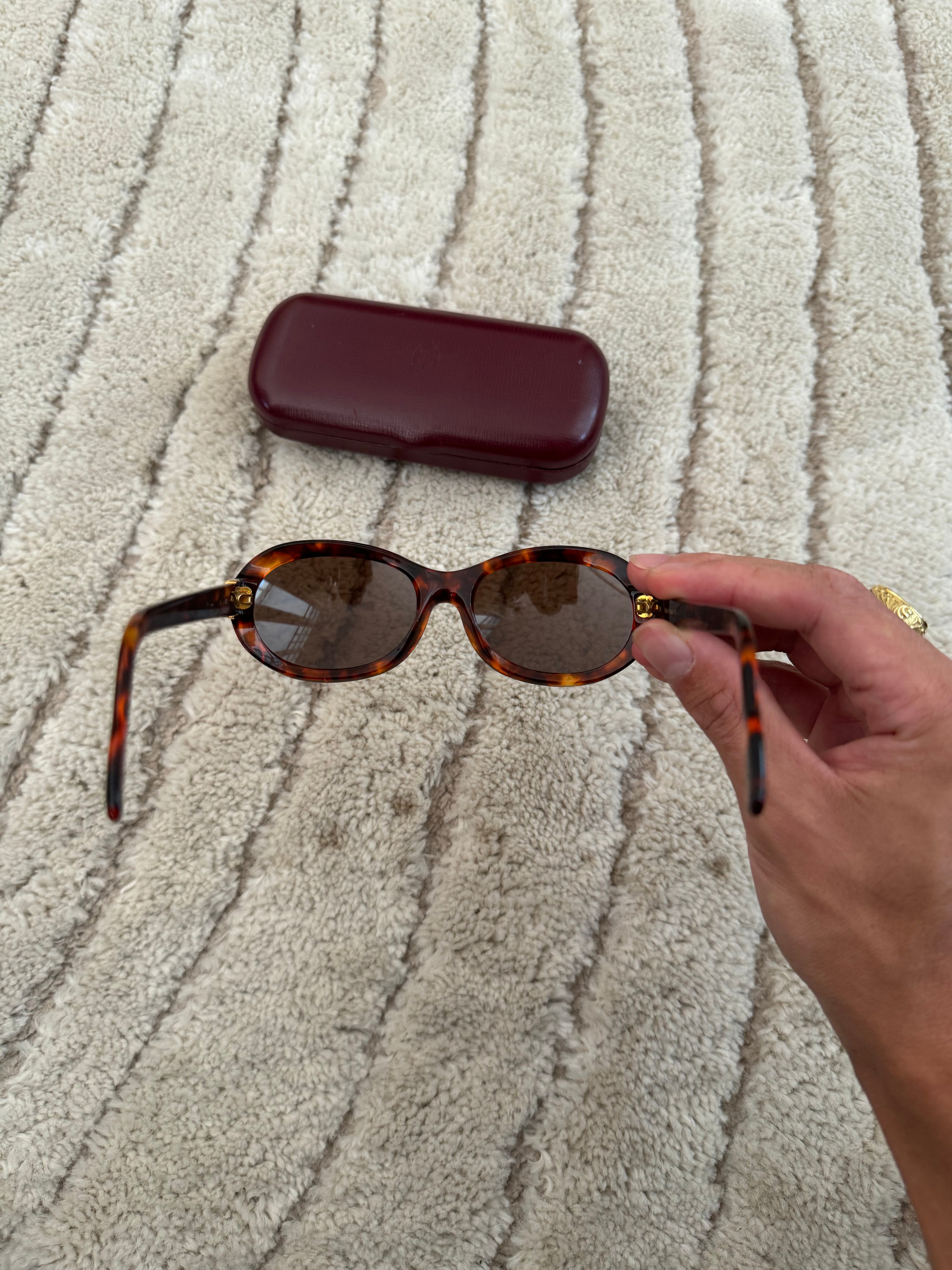 1980年代 カルティエ トリニティ サングラス