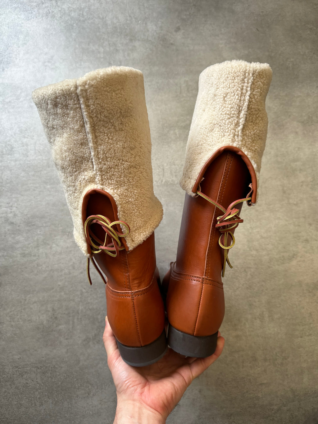 FW2022 Acne Studios x Kero Camel Reversible Boots  (44eu/us10)