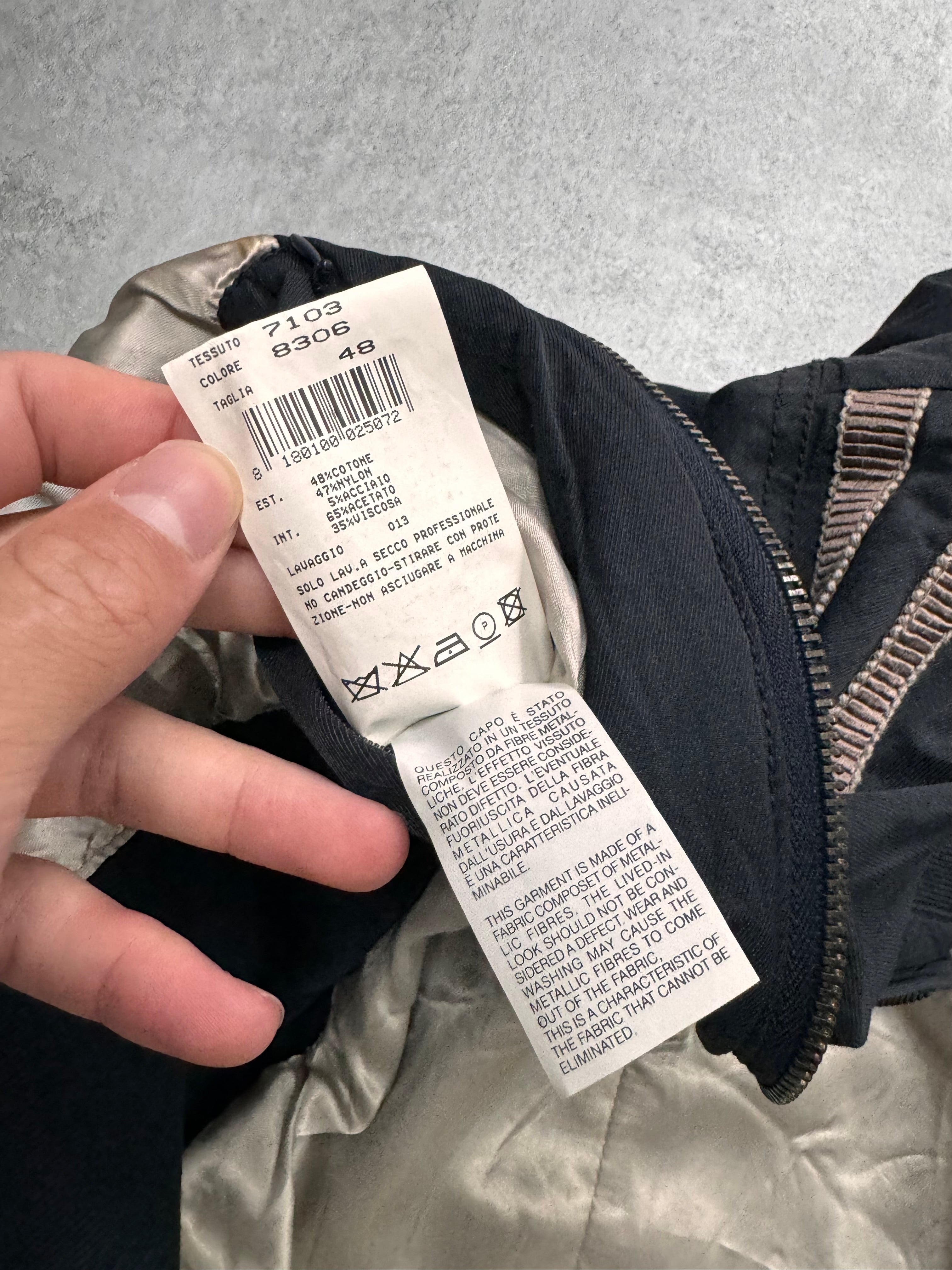 SS2001 Emporio Armani Arm Zip Bomber Jacket