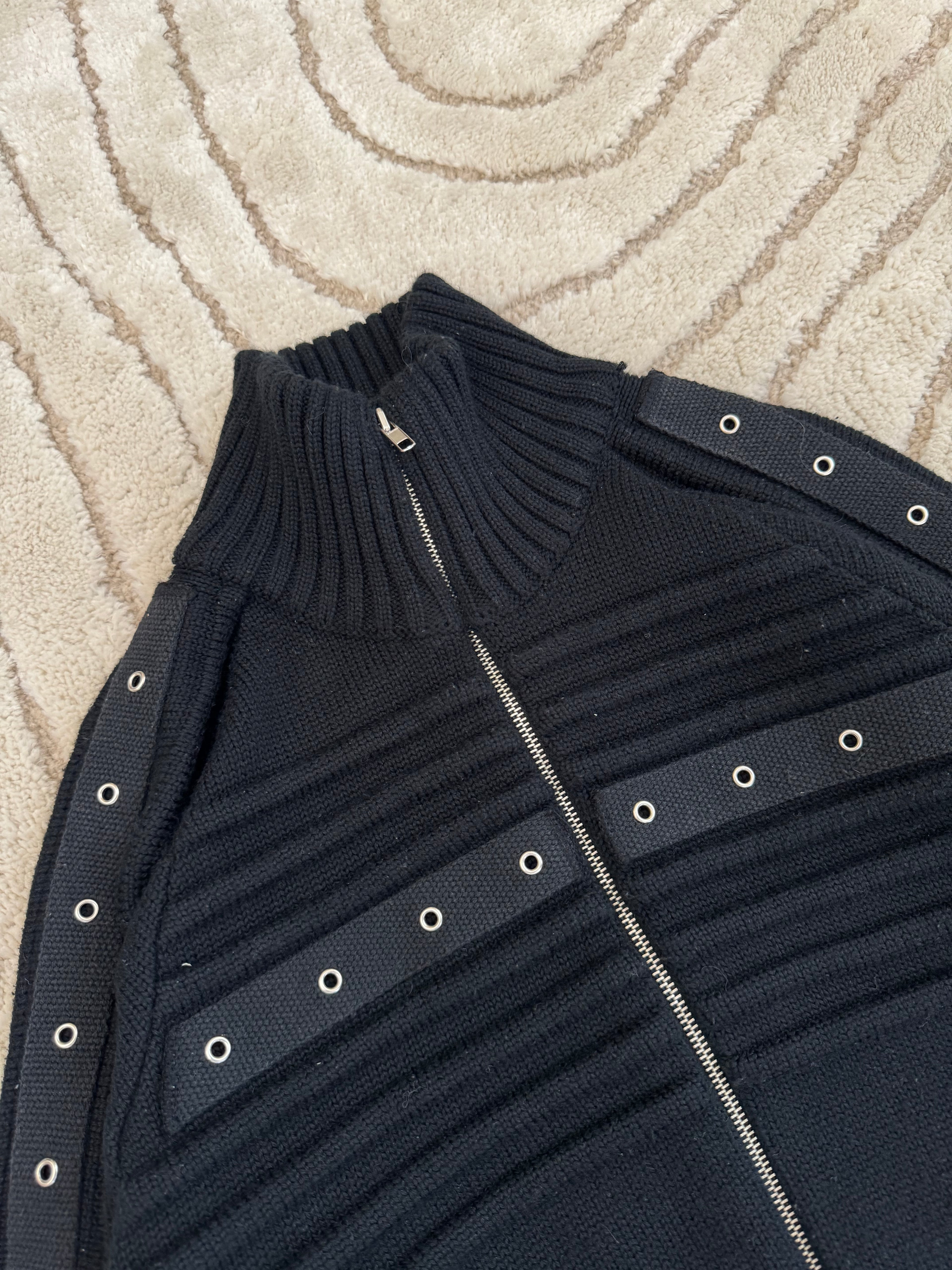 Daniele Alessandrini Bondage Army Wool Zip-Up (S)