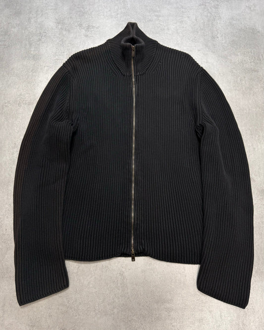 Maison Margiela Black Jumper Zip-Up (XL)