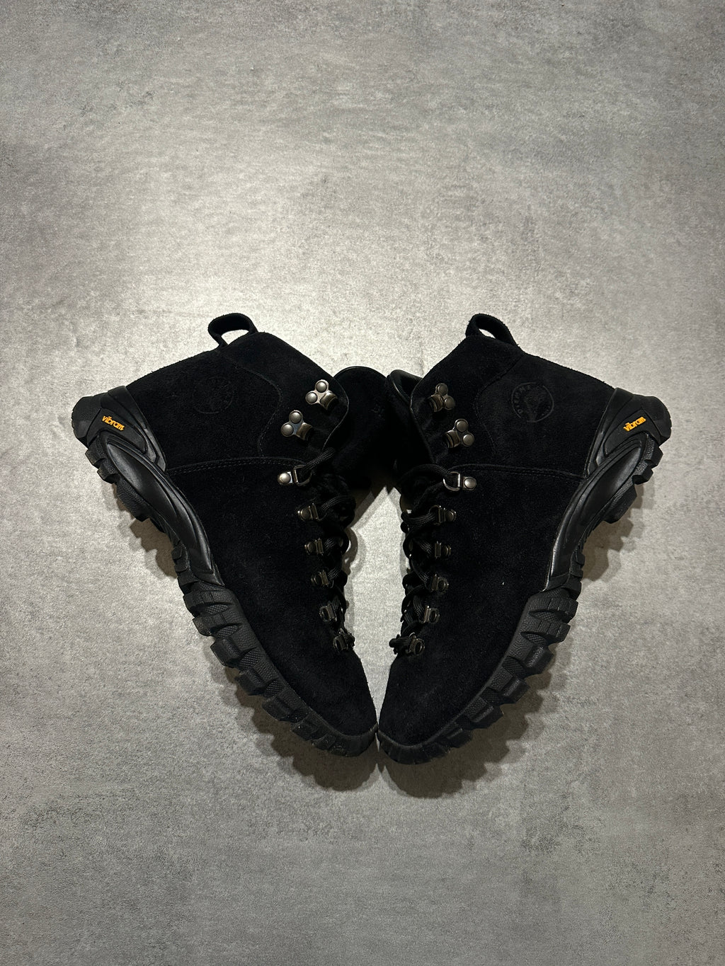 Diemme Suede Leather Vibram Black Hiking Boots