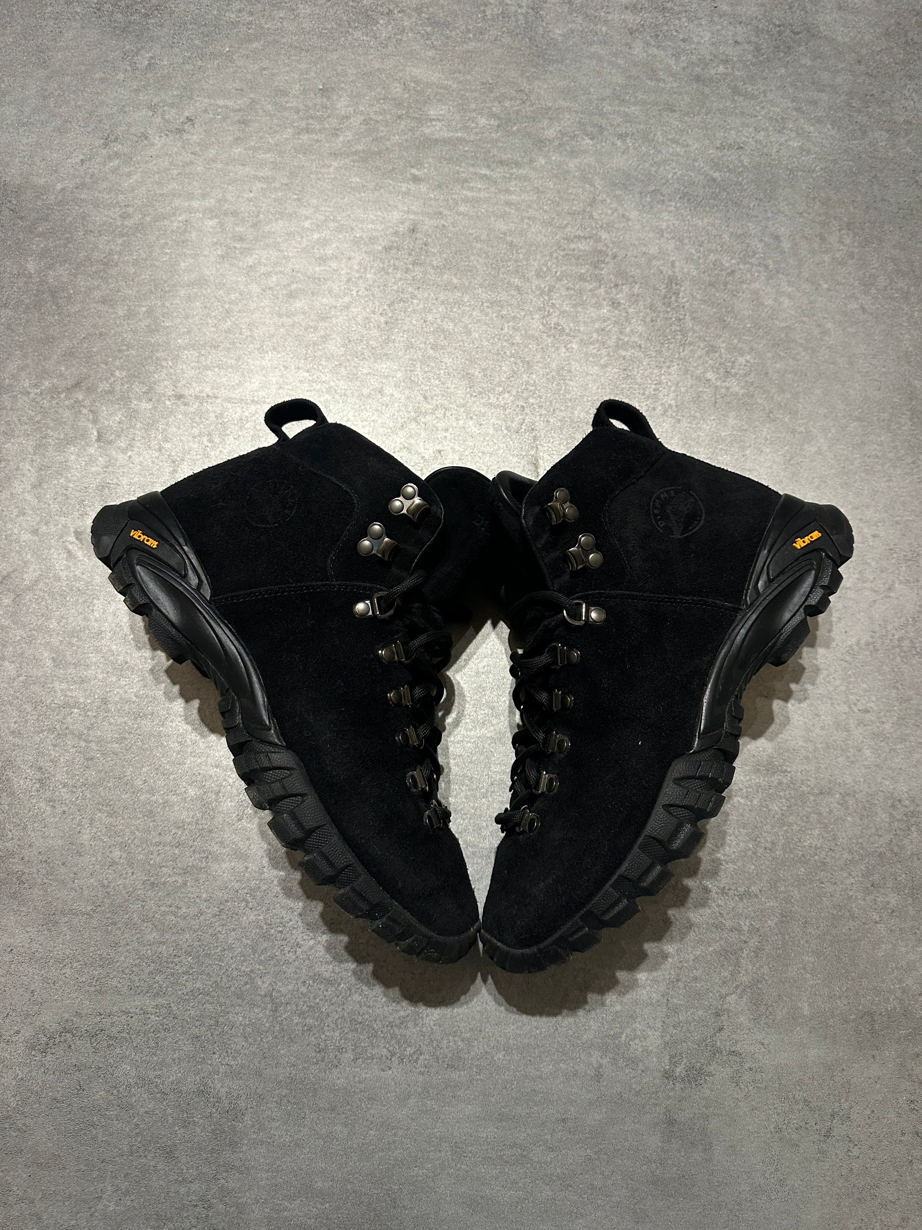 Diemme Suede Leather Vibram Black Hiking Boots