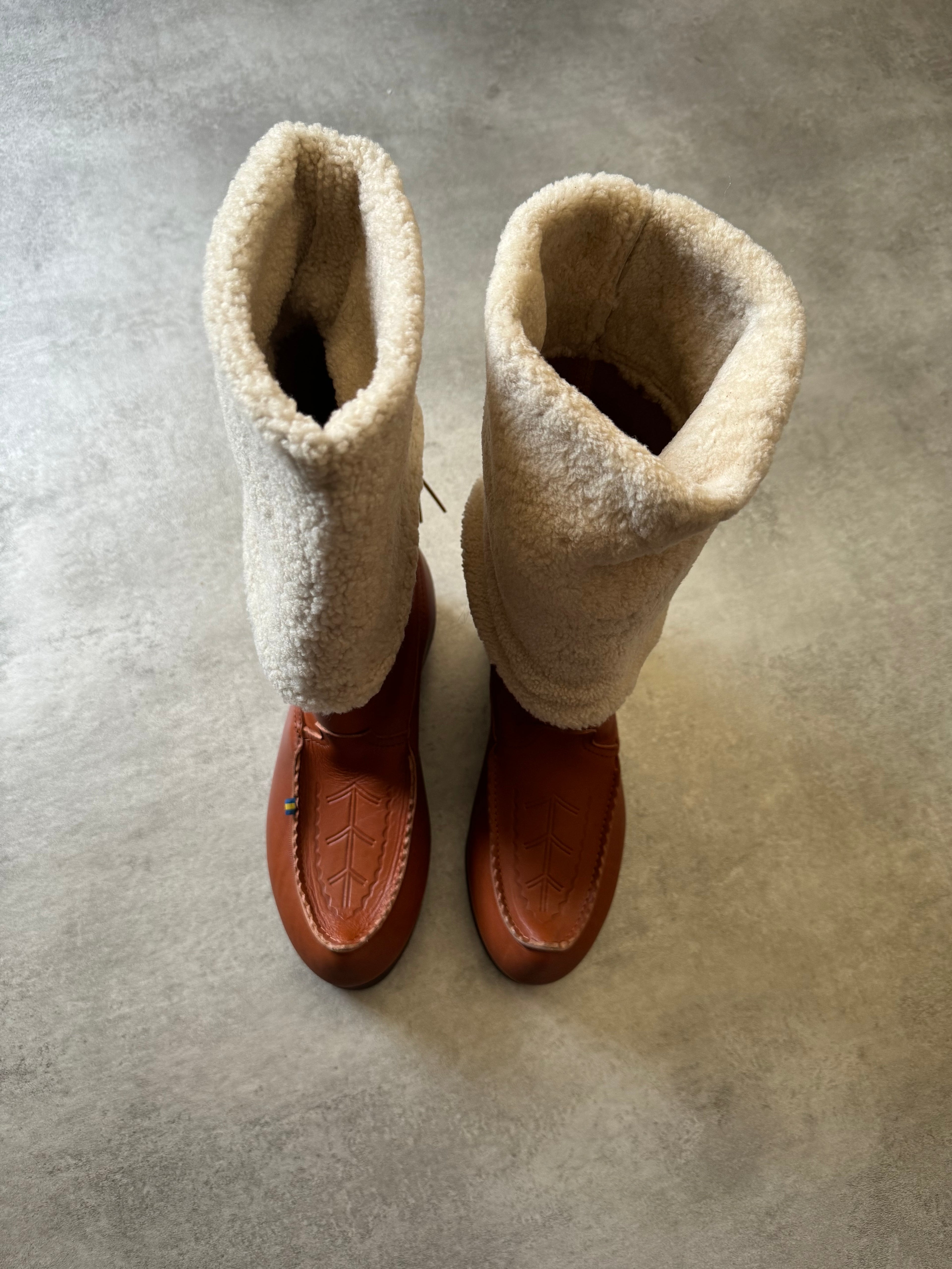 FW2022 Acne Studios x Kero Camel Reversible Boots  (44eu/us10)
