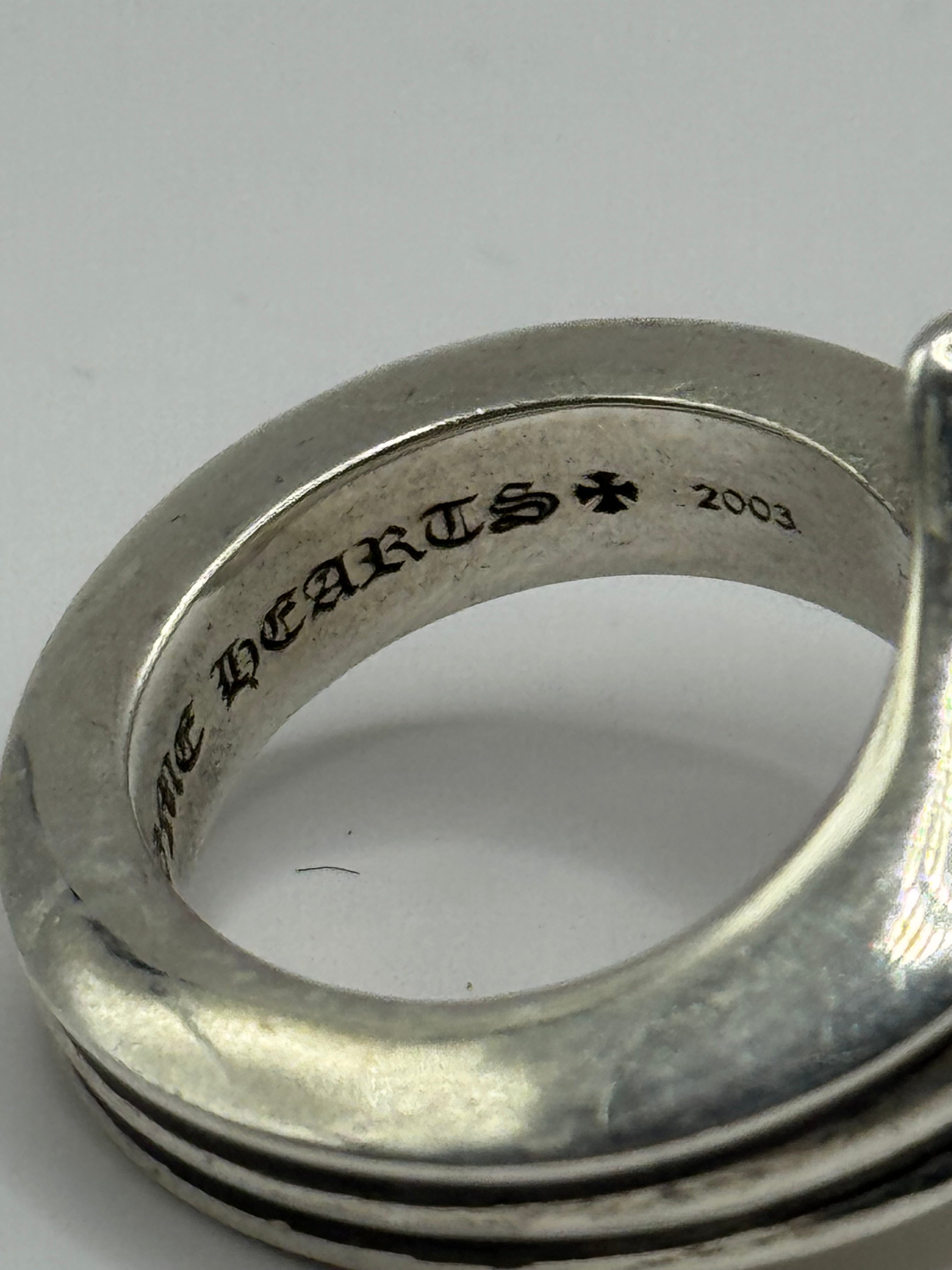 Chrome Hearts Half 720 Silver 925 Ring