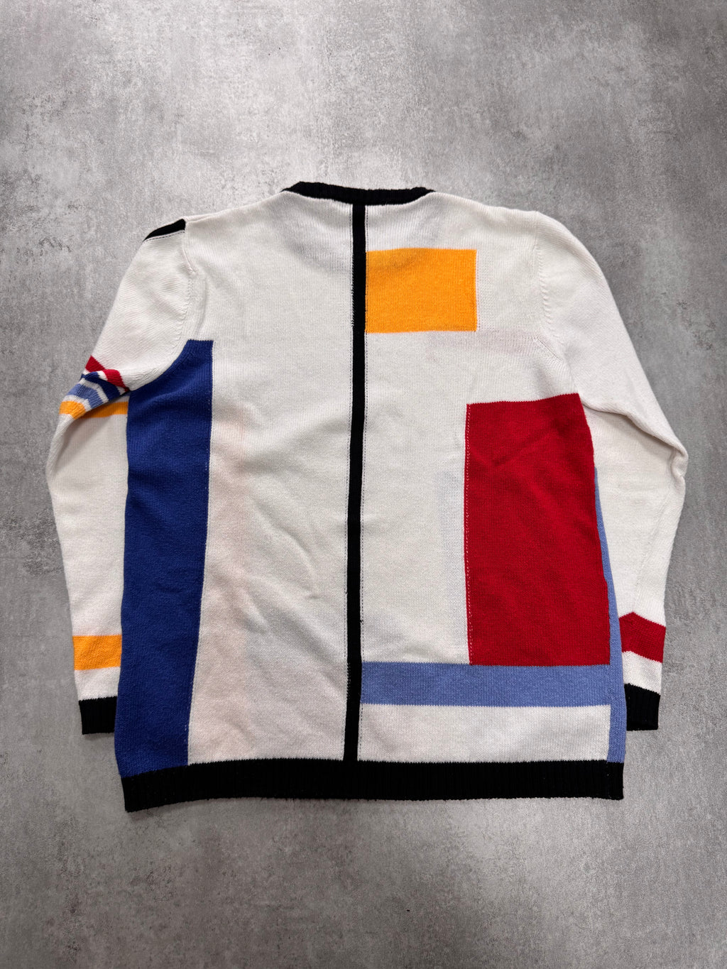 Daniele Alessandrini Multicolor Geometric Sweater