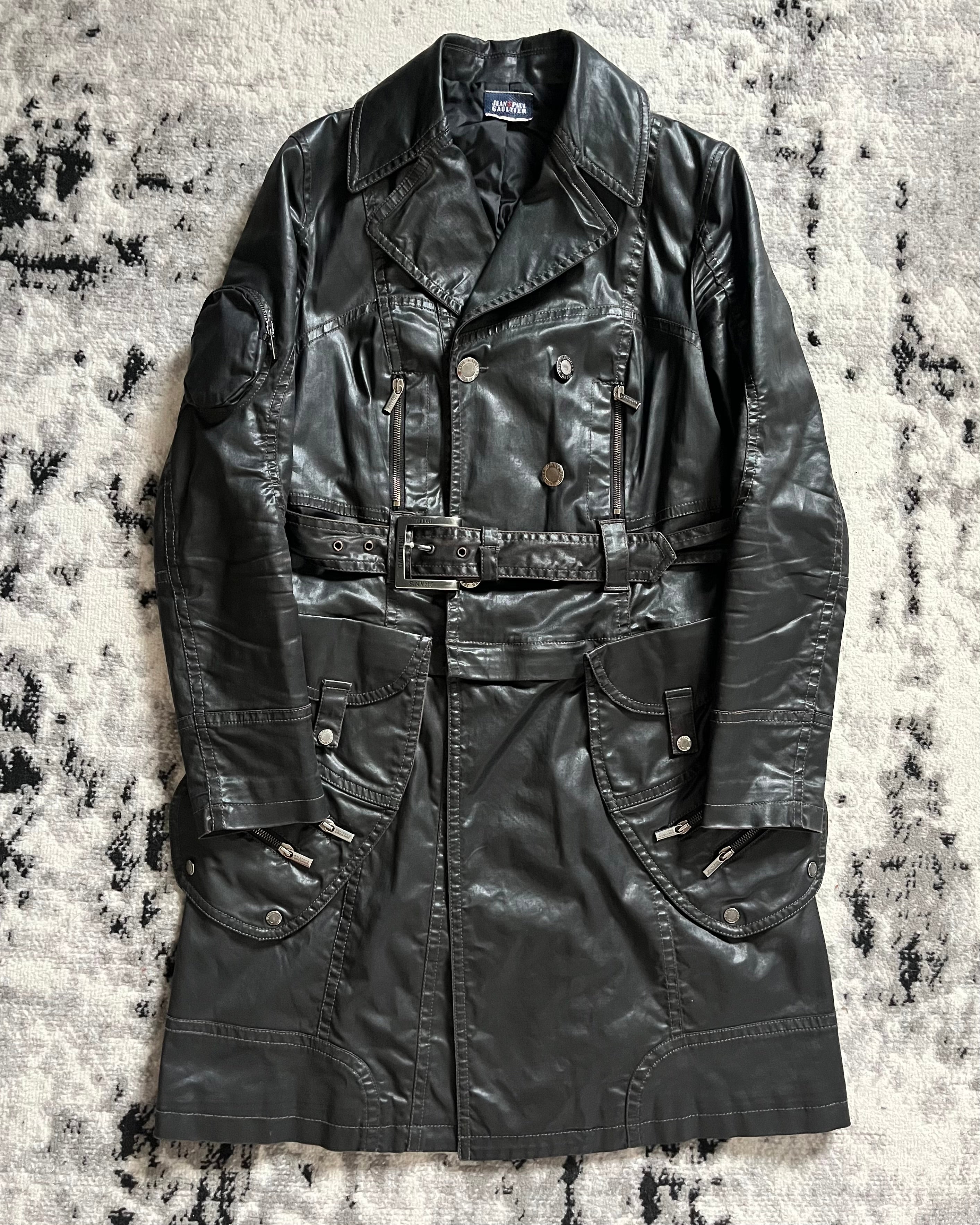 00年代 ジャンポール・ゴルチエ カーゴデタッチャブルトレンチジャケット(S)