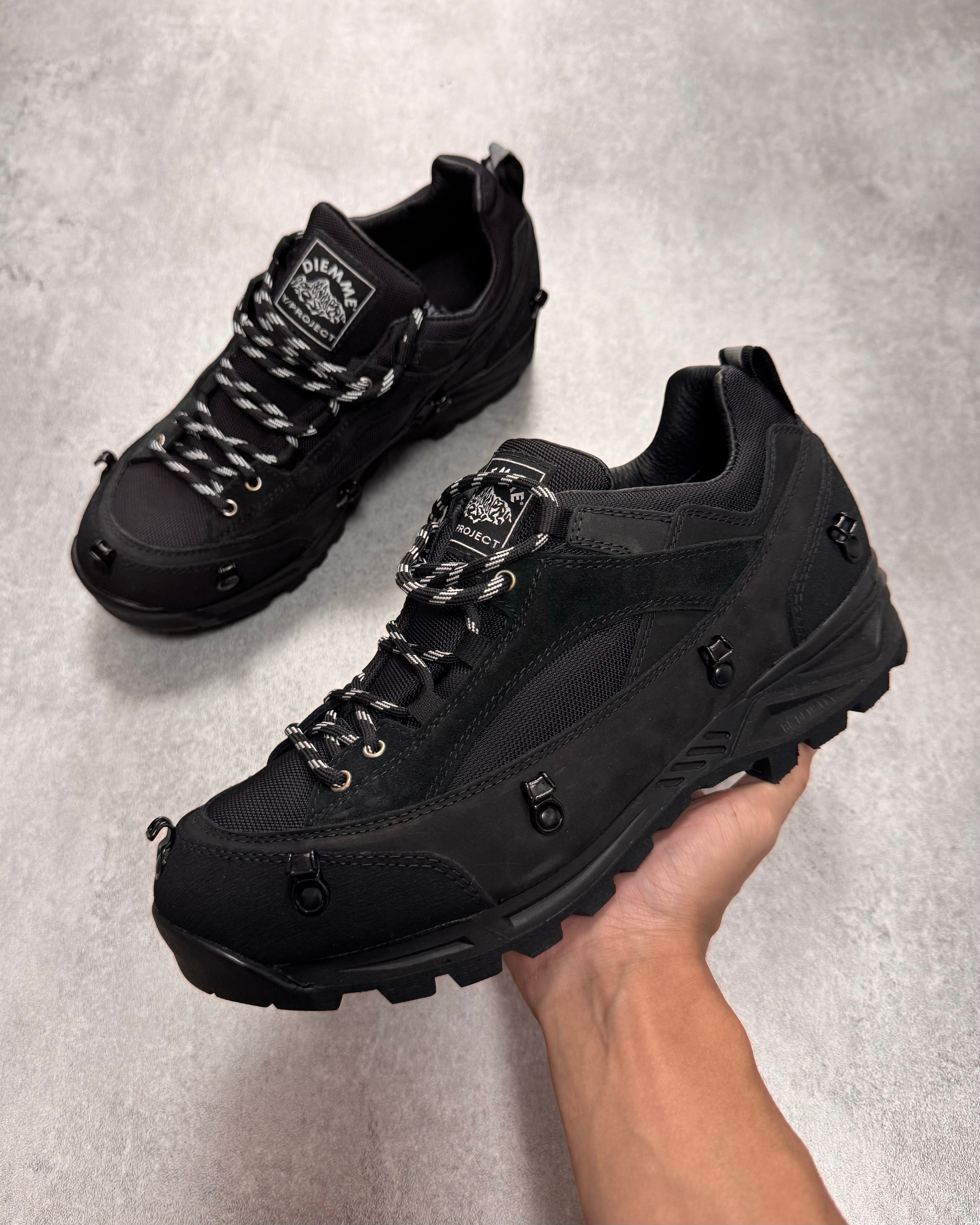 Y/Project x Diemme Black Grappa Hiker Shoes