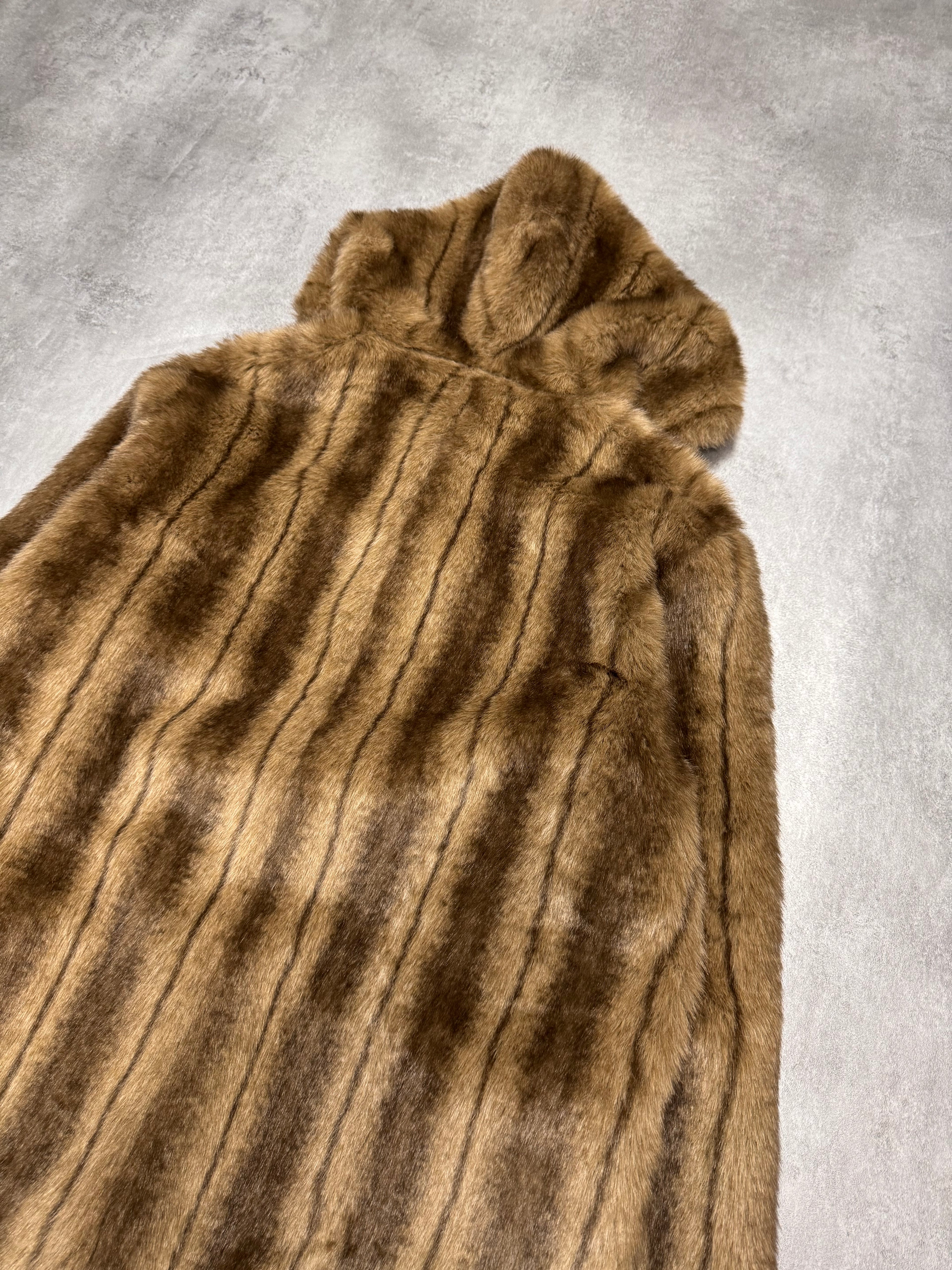 1990s Balmain Faux Fur Reversible Jacket