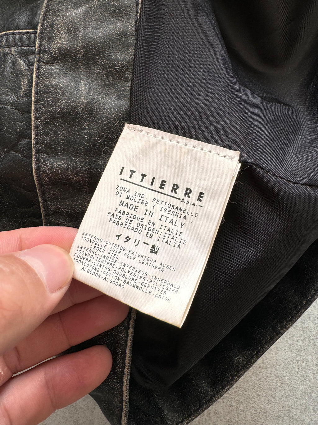 2000s Cavalli Brut Raw Leather Jacket