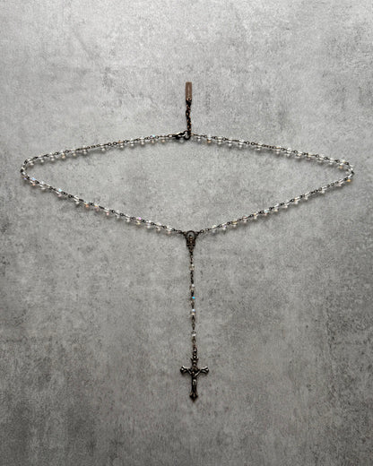 Dolce & Gabbana Crystal Rosary Necklace (OS)