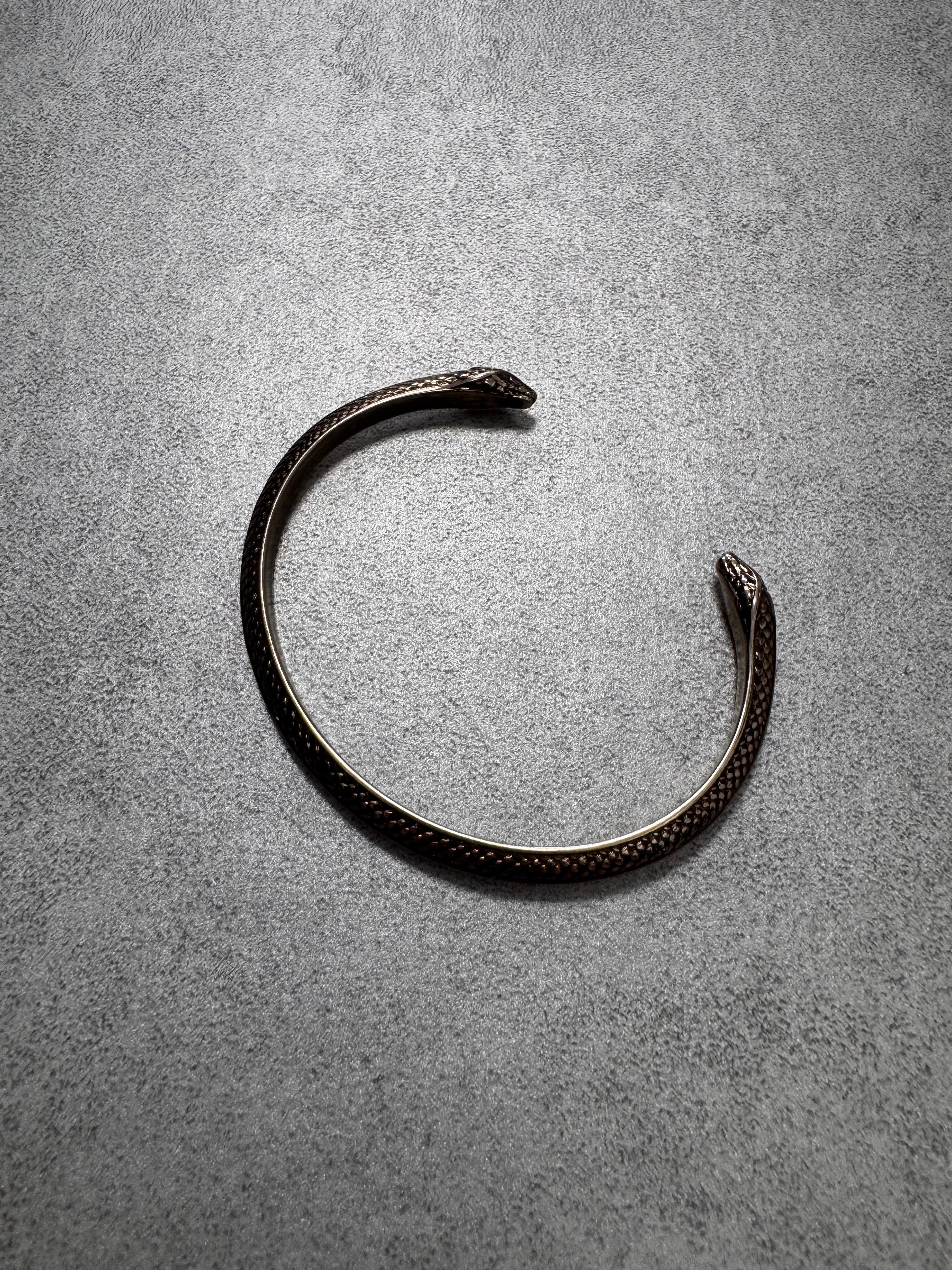 Roberto Cavalli Double Snakes Bracelet