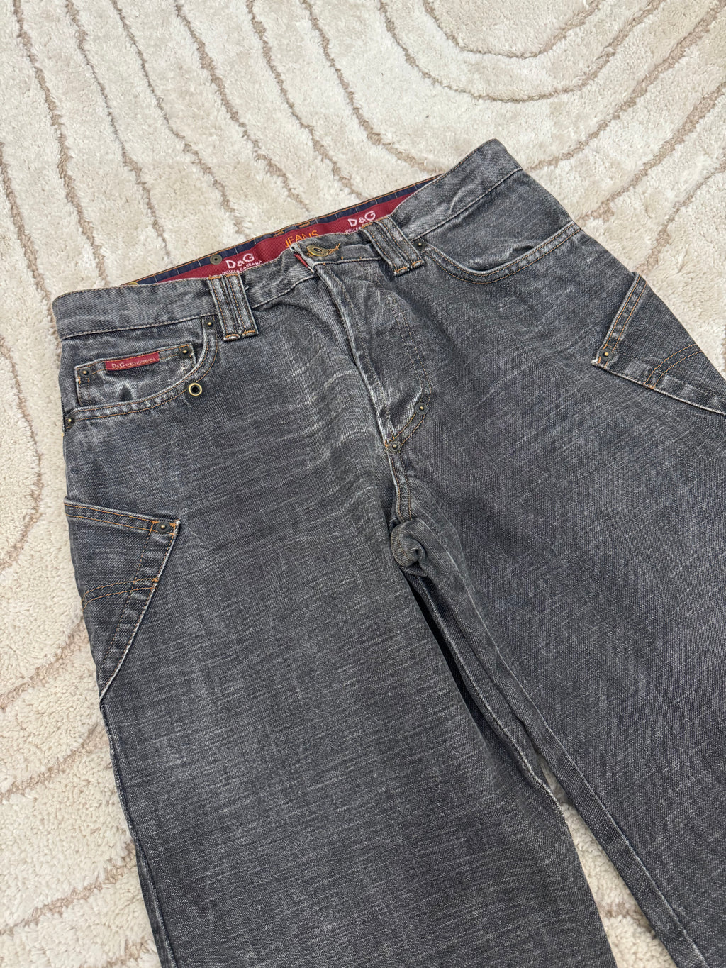 2003AW ドルチェ＆ガッバーナ ブルータルデニムパンツ(M)