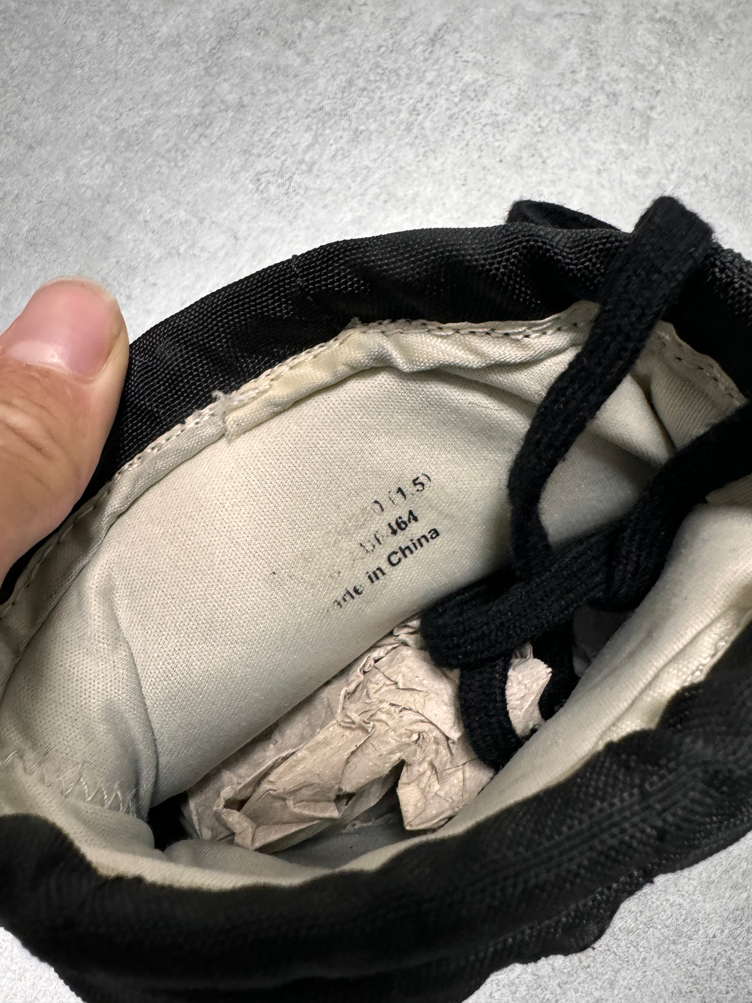 Acne Studios Chunky Lace Up Black Boots