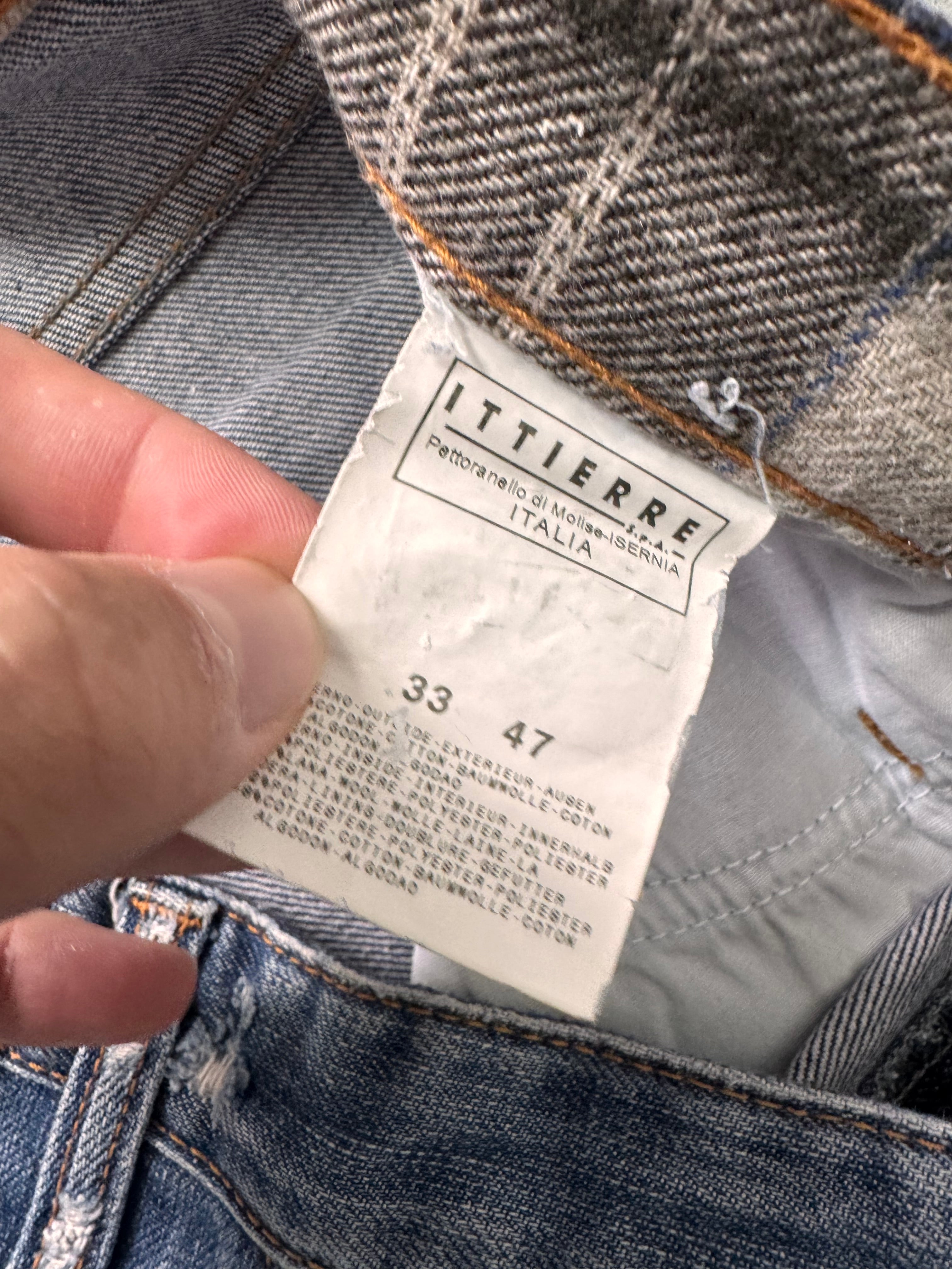 AW2004 Dolce & Gabbana Back Poem Denim Jeans