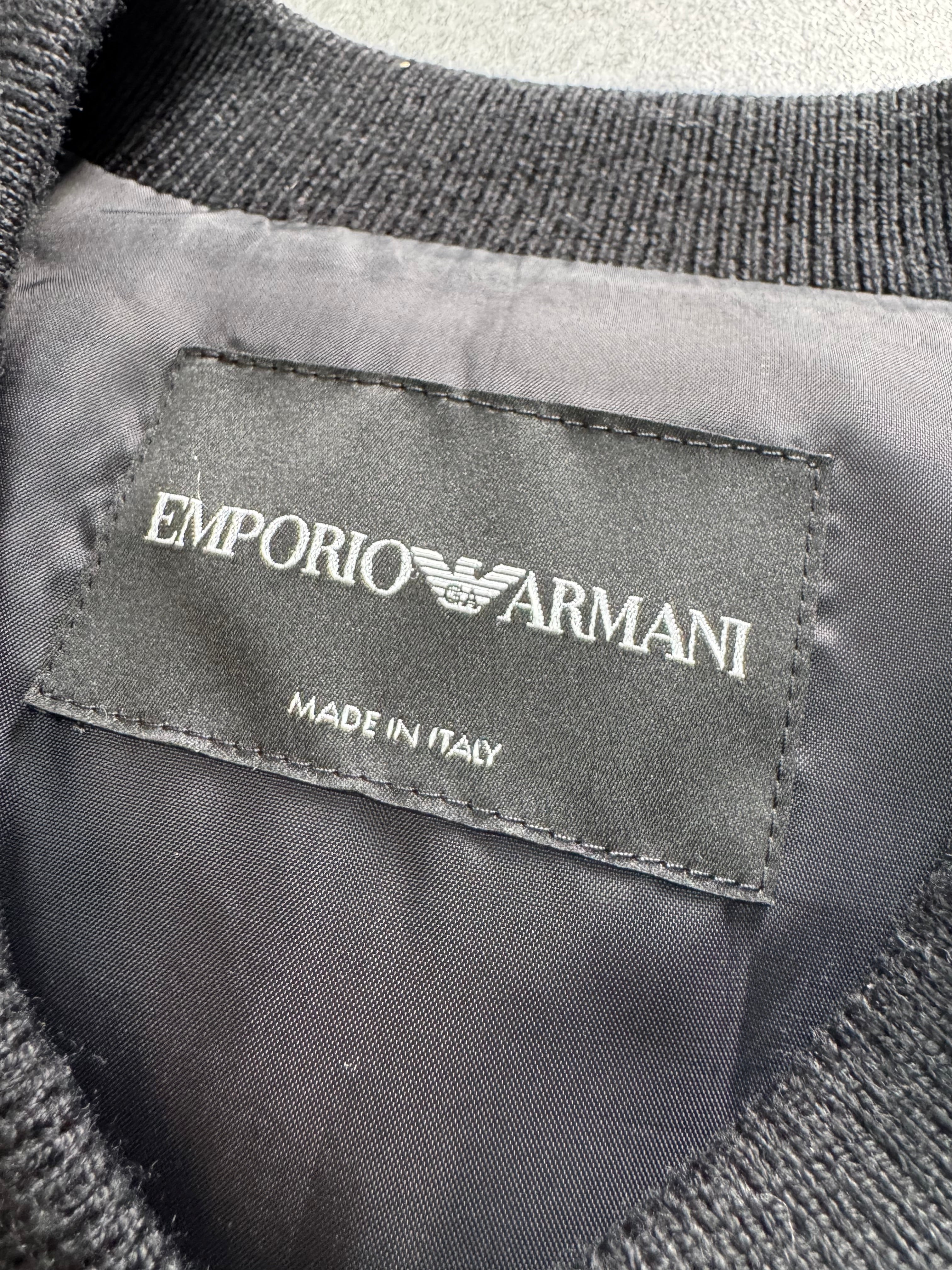FW2018 Emporio Armani Bicolored Navy Black Bomber