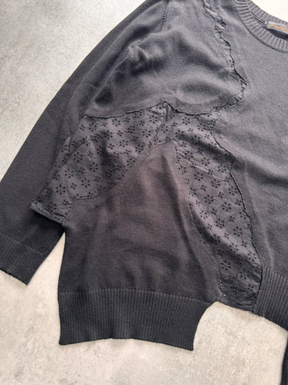 SS2005 Undercover Asymmetrical Restored Sweater (XXS/XS)