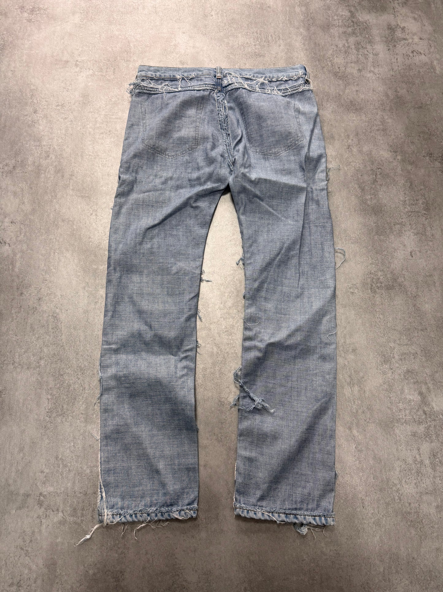 SS2005 Maison Margiela x H&M Distressed Denim Re-edition Jeans (M)