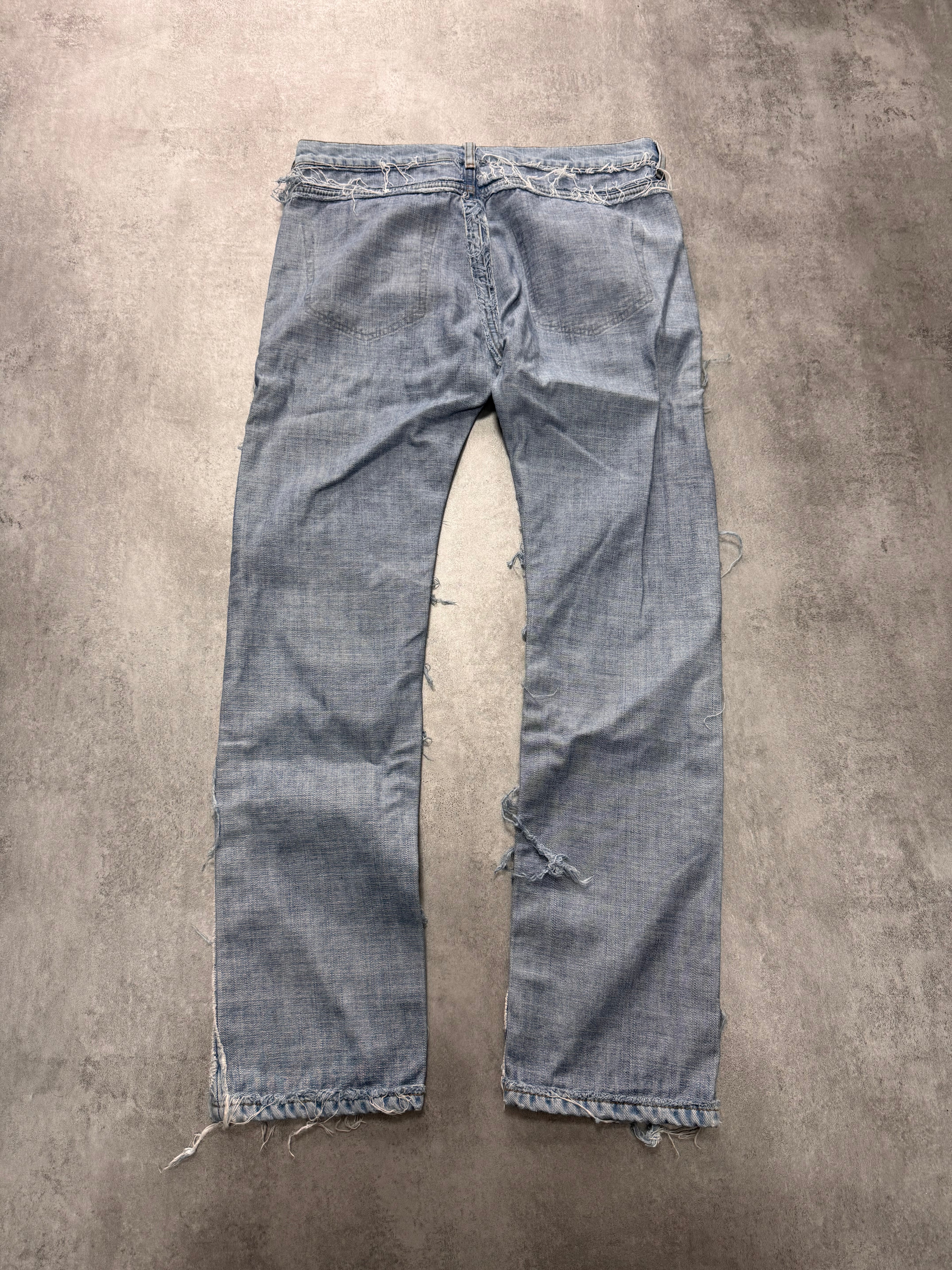 SS2005 Maison Margiela x H&M Distressed Denim Re-edition Jeans