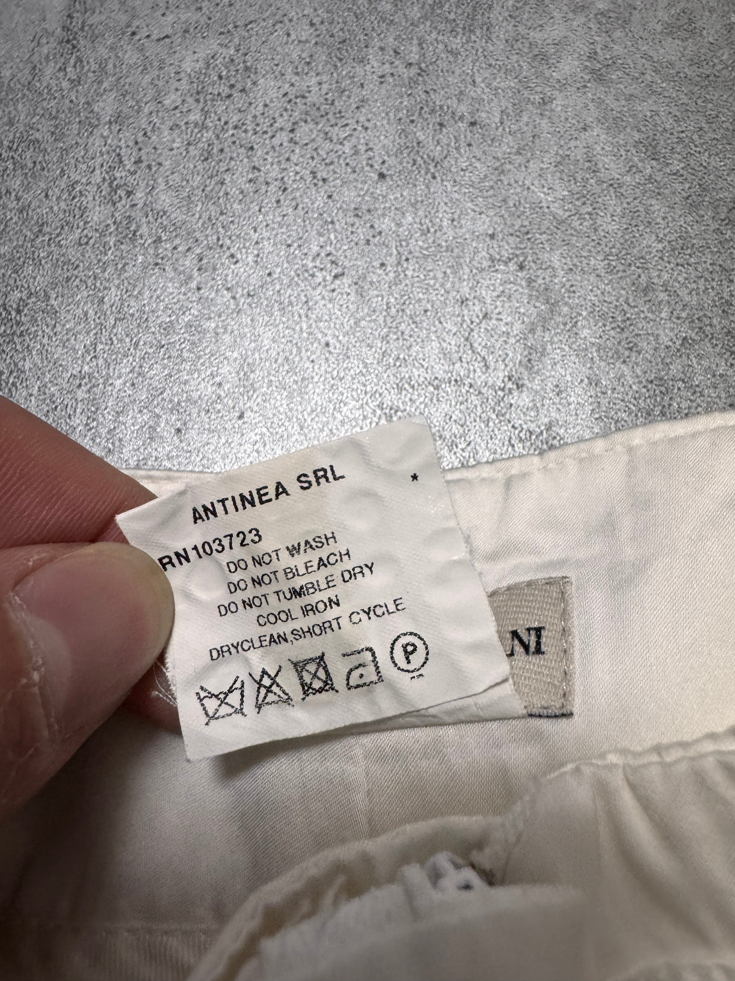 SS2005 Emporio Armani Wide Light White Pants