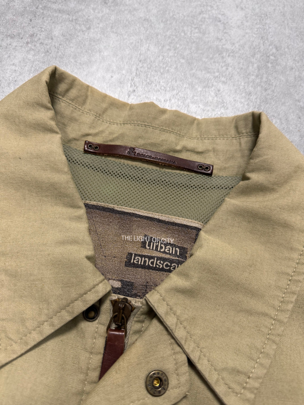 2000s Dolce & Gabbana Buttoned Multi-Pocket Beige Jacket