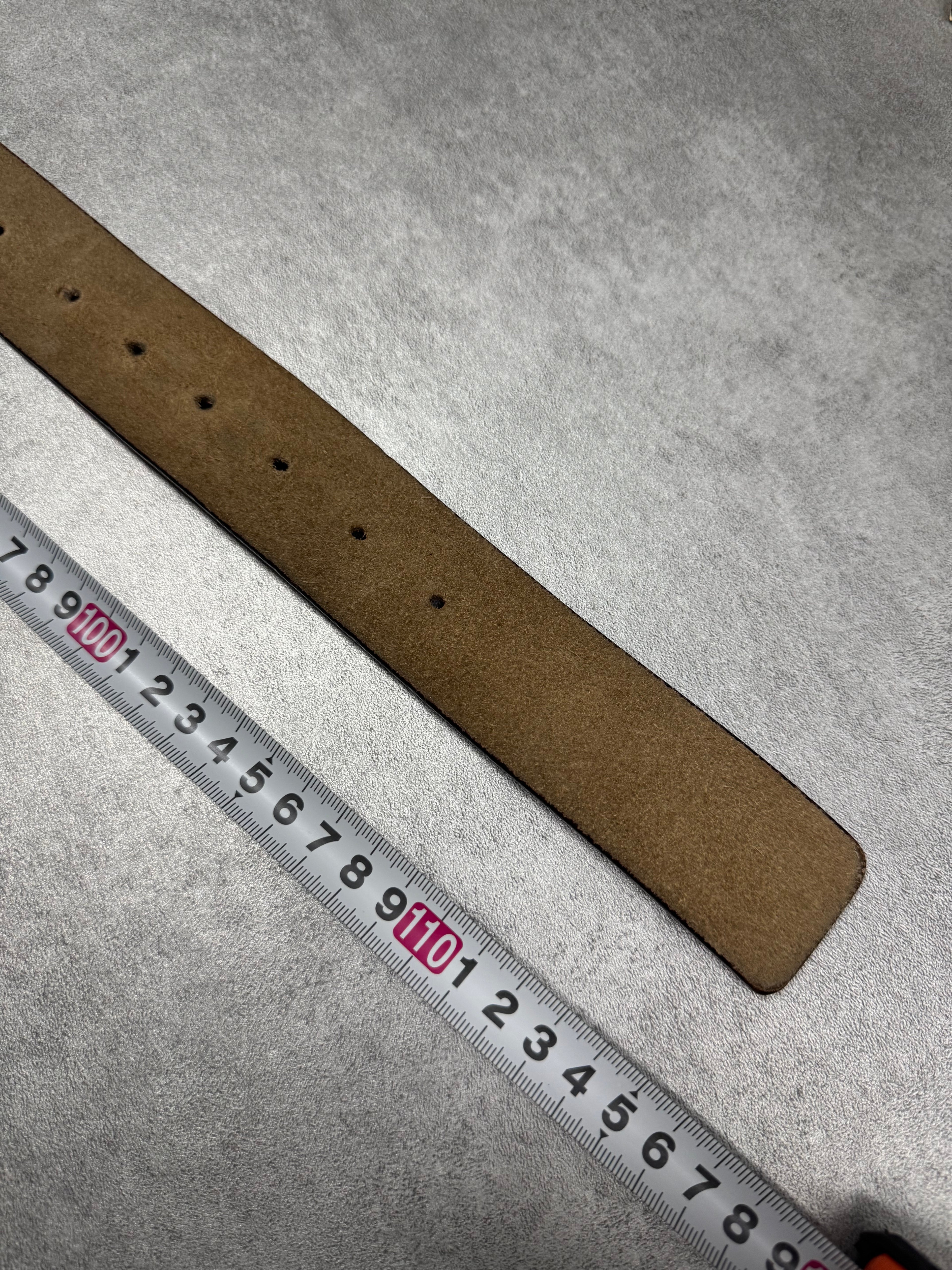 AW2003 Cavalli Infinity Rose Buckle Leather Belt