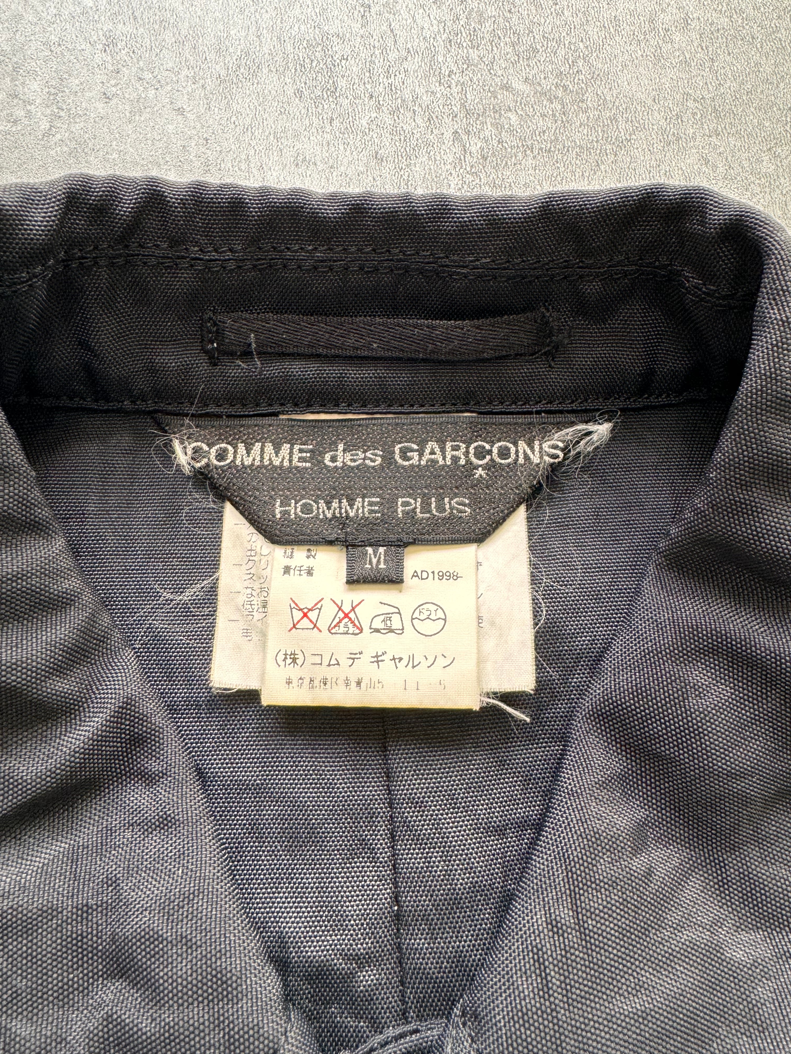 AW1998 Comme Des Garçons Homme Plus Black Nylon Jacket (M)