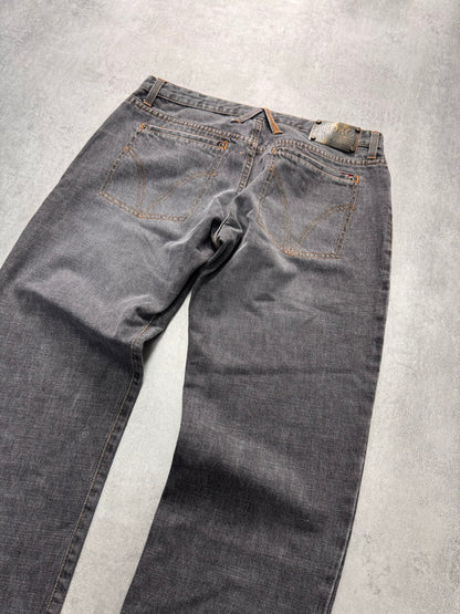 AW2003 Dolce & Gabbana Raw Grey Denim Jeans (L)