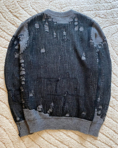 Diesel Destroyed Spiderweb Sweater (XL)